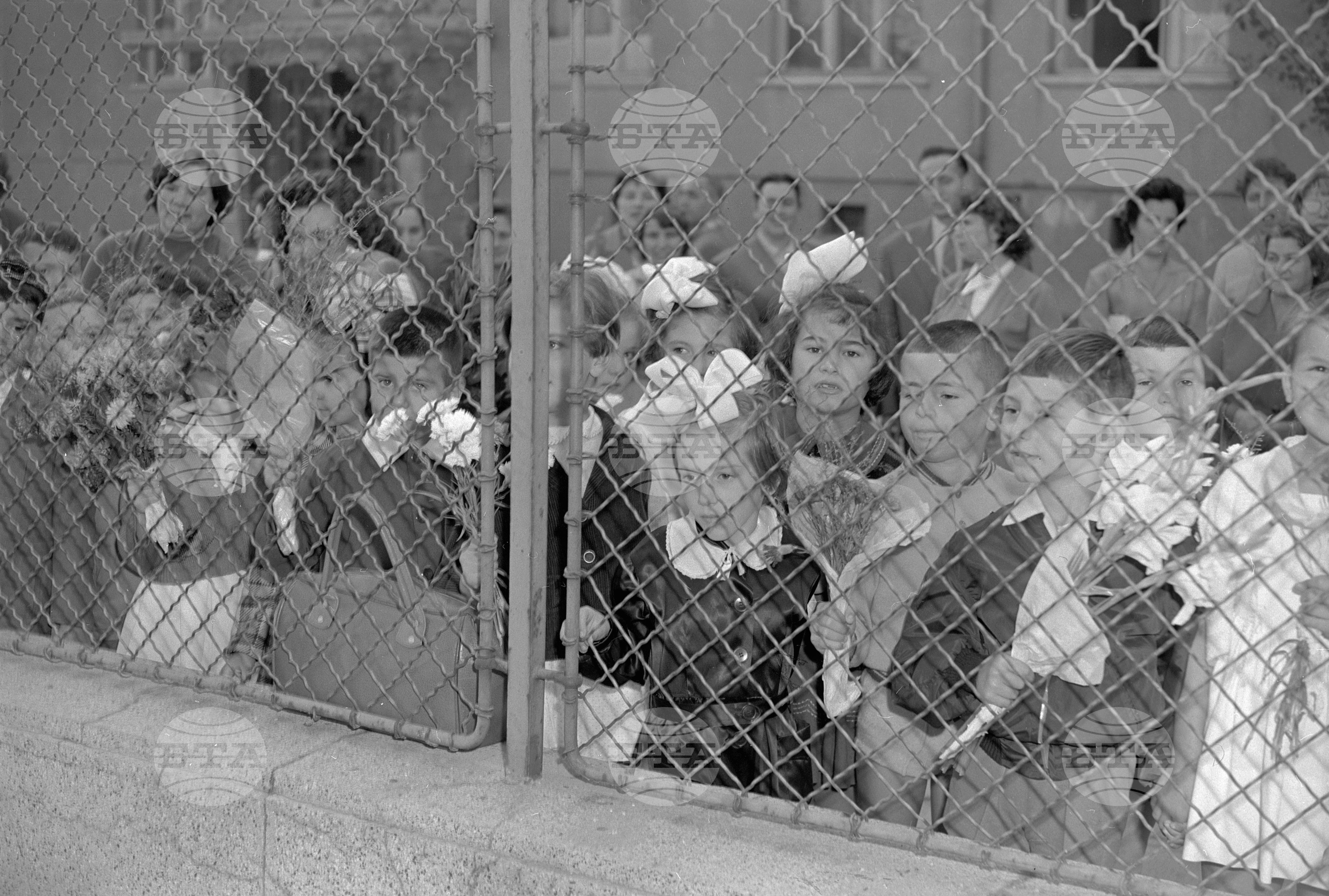 Откриване на новата учебна 1961-1962 година в Софийските учебни заведения