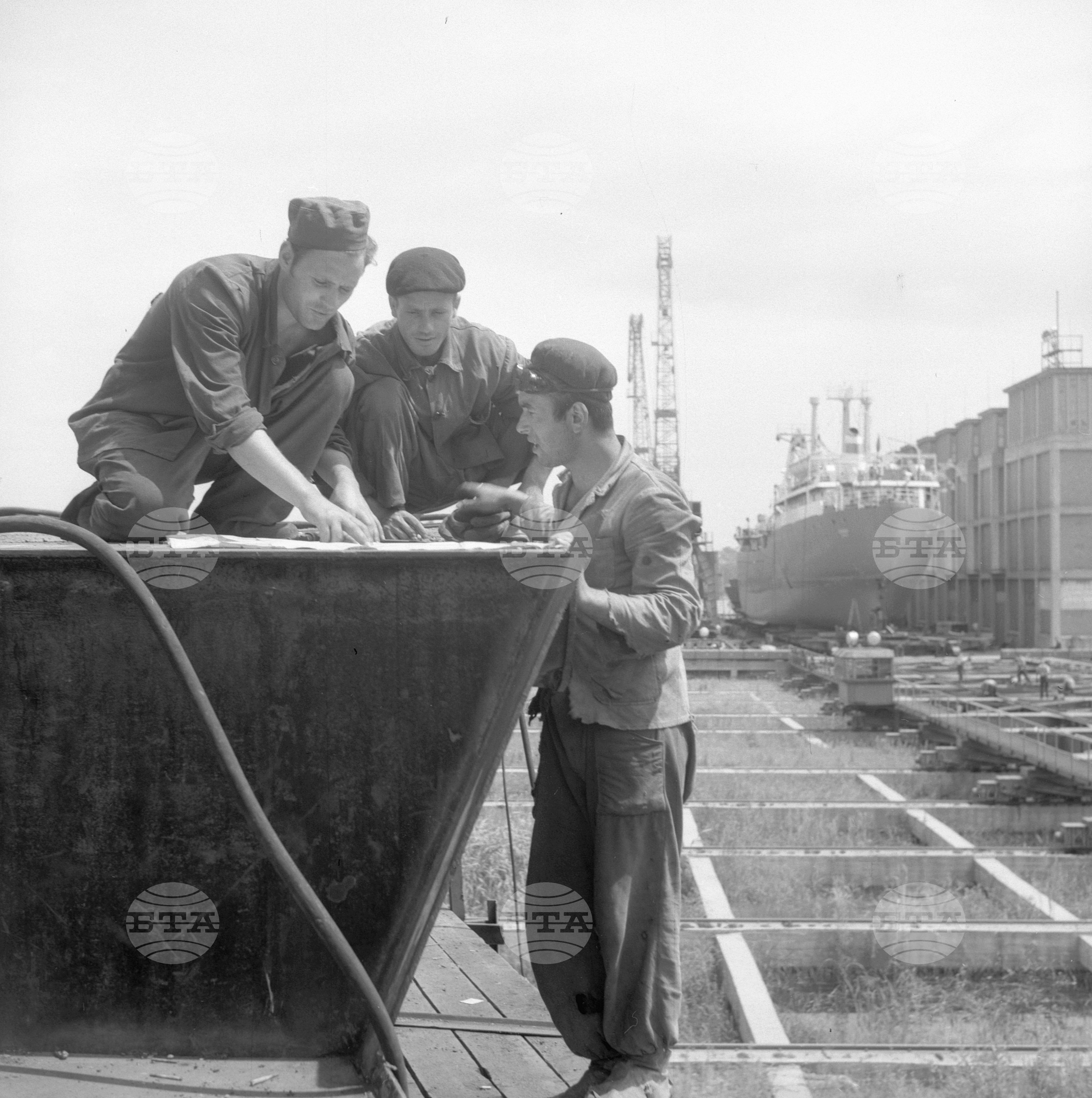 Корабостроителен завод - Русе - 1963