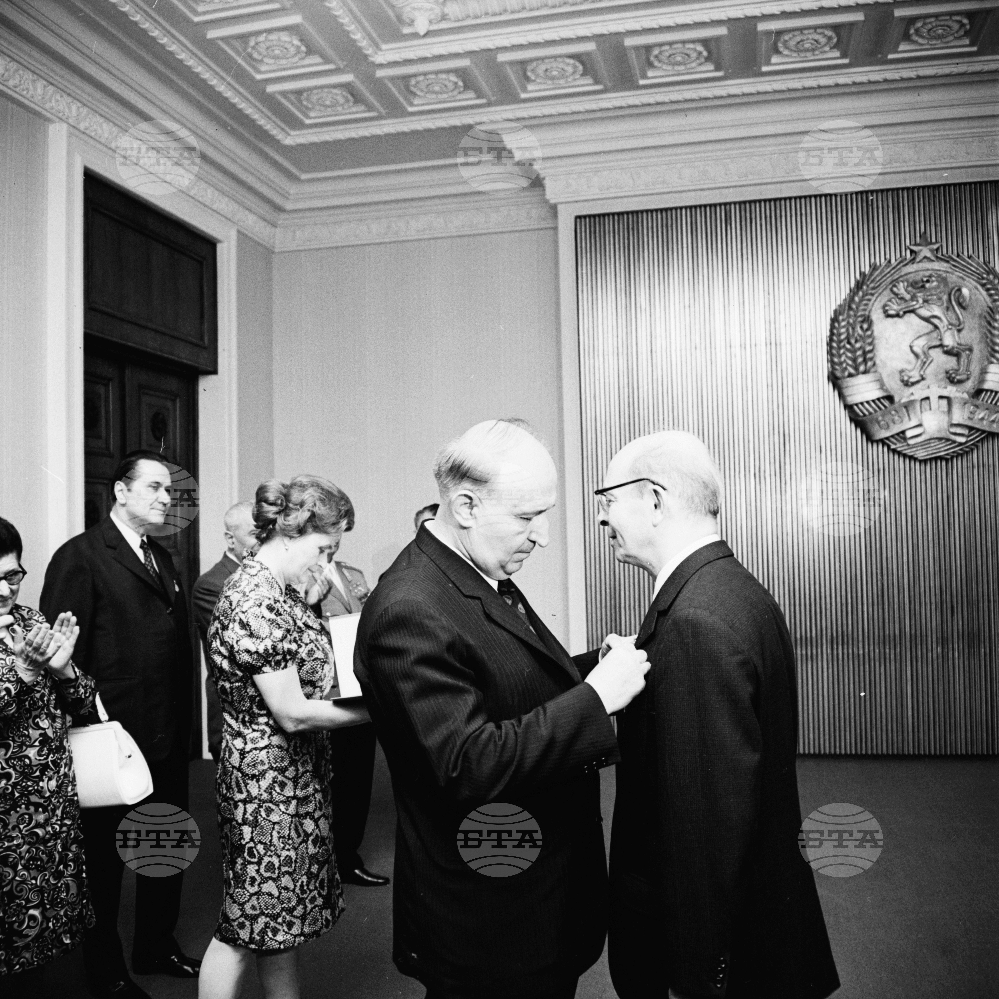 Награждаване на лауреати с  Димитровската награда - 1972 година