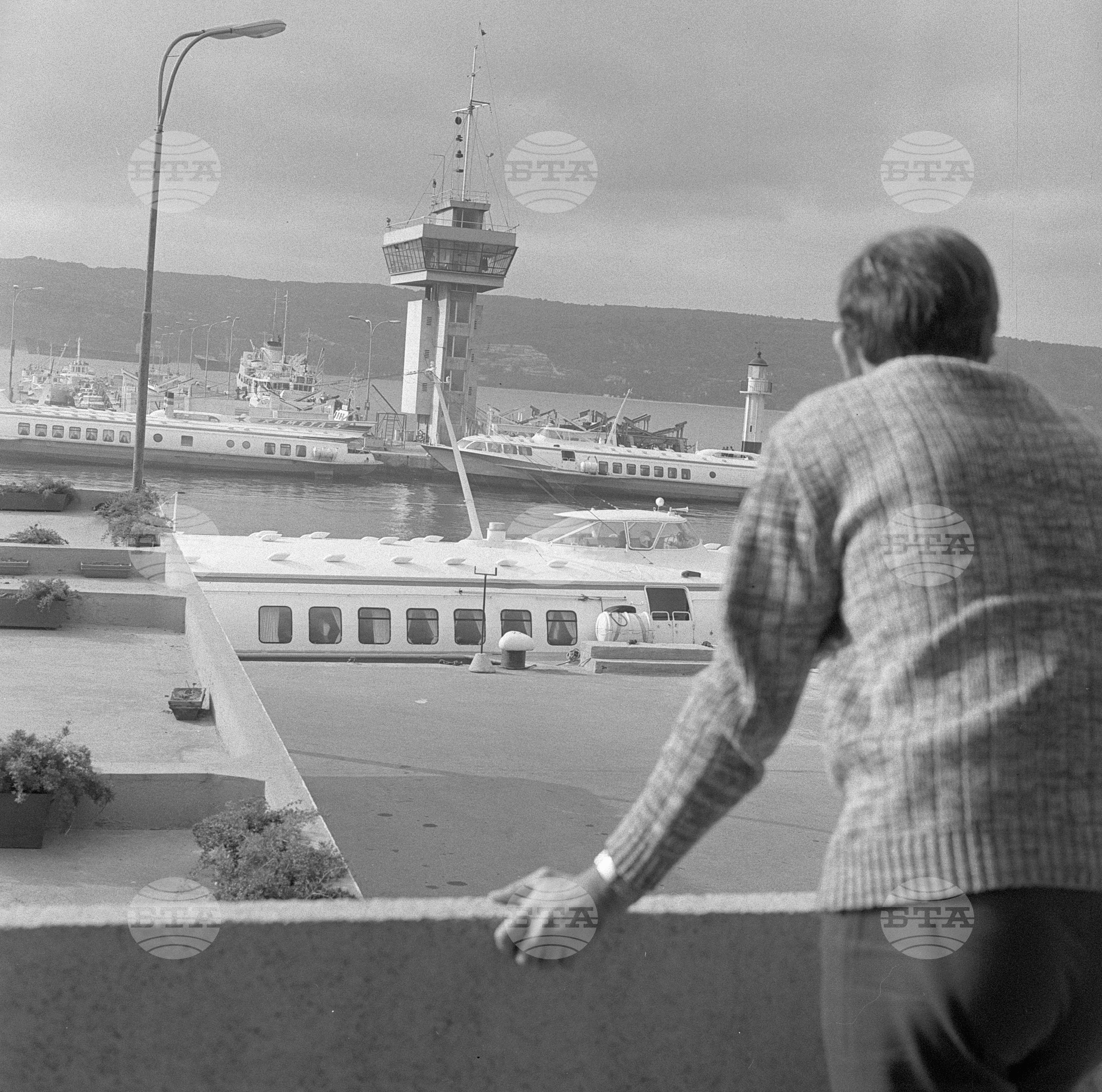 Морската гара на Варна през 1973 година