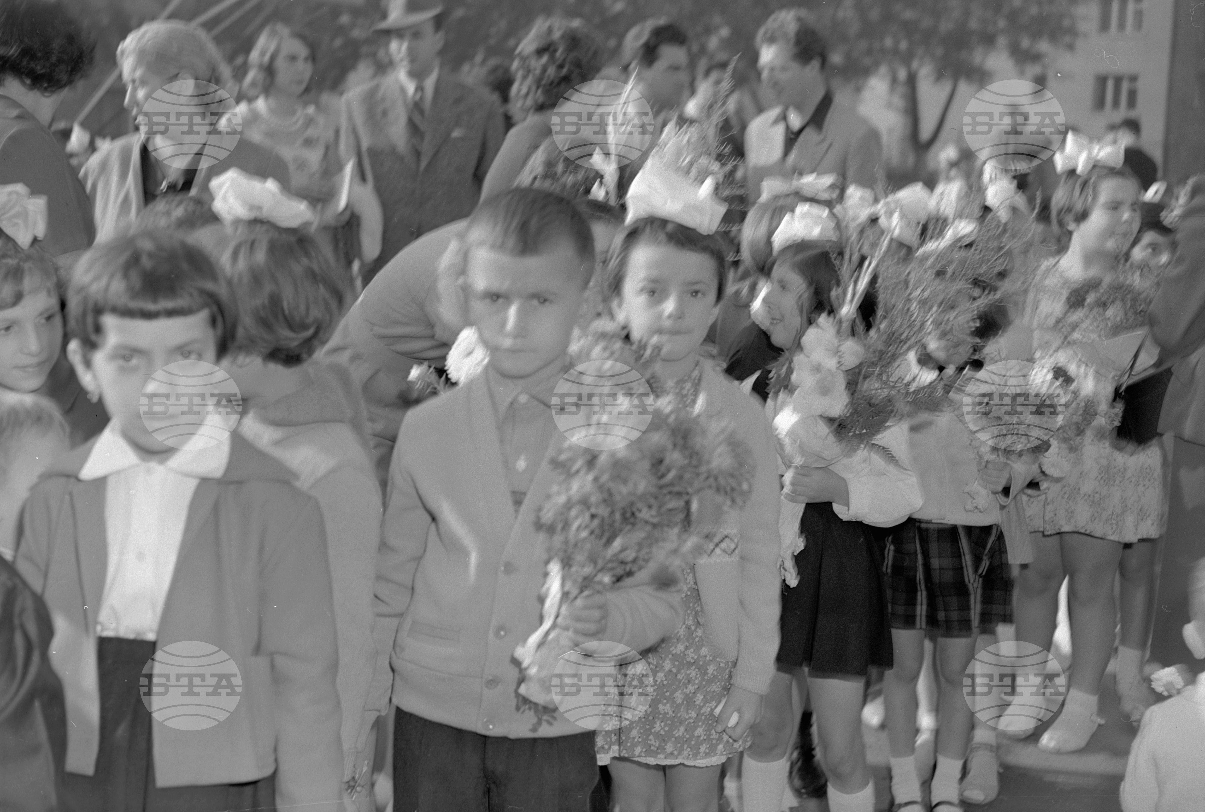 Откриване на новата учебна 1961-1962 година в Софийските учебни заведения
