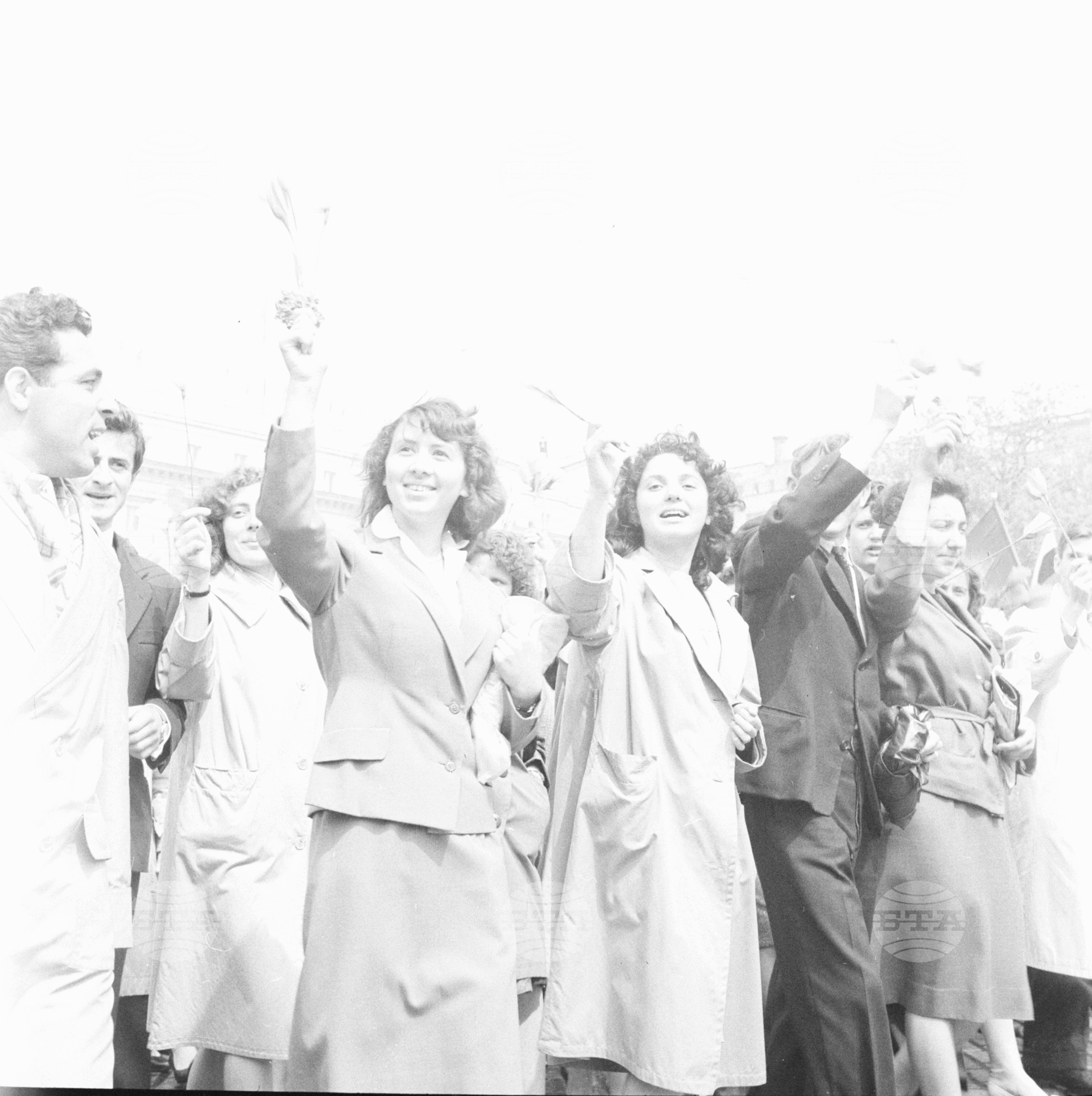 Първомайската манифестация на трудещите се в София (1961)