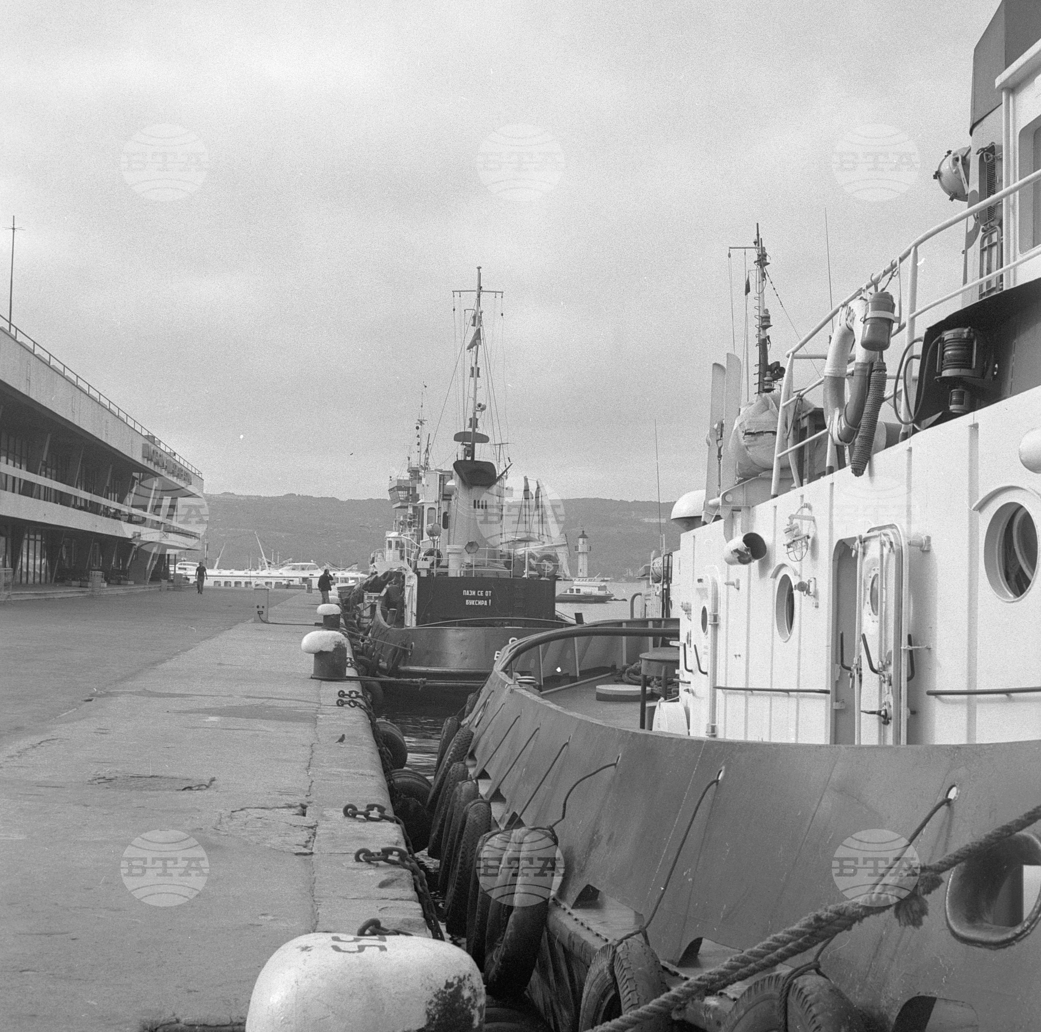 Морската гара на Варна през 1973 година