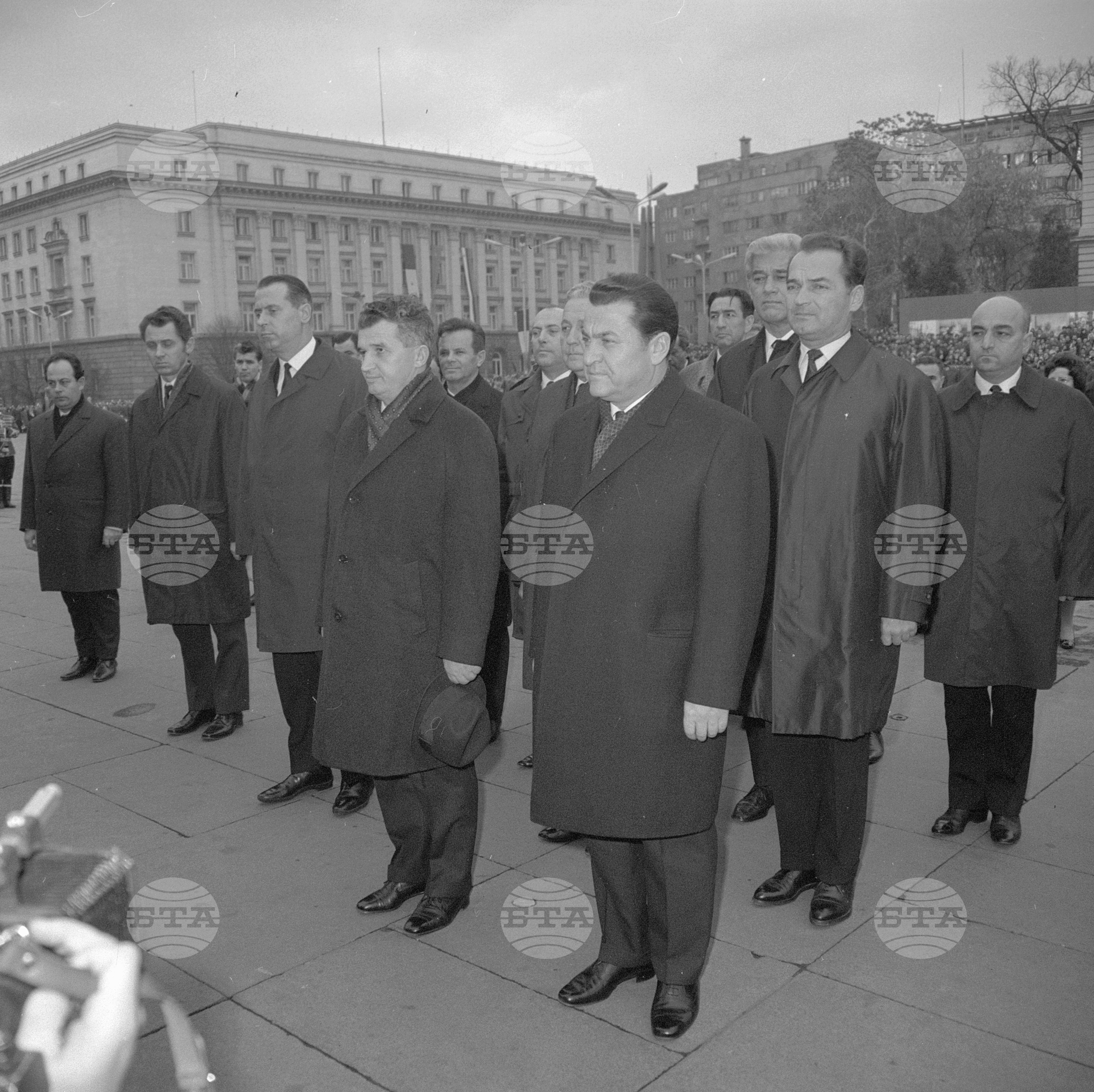 Посещение на румънската партийно-правителствена делегация начело с Николае Чаушеску - част 1