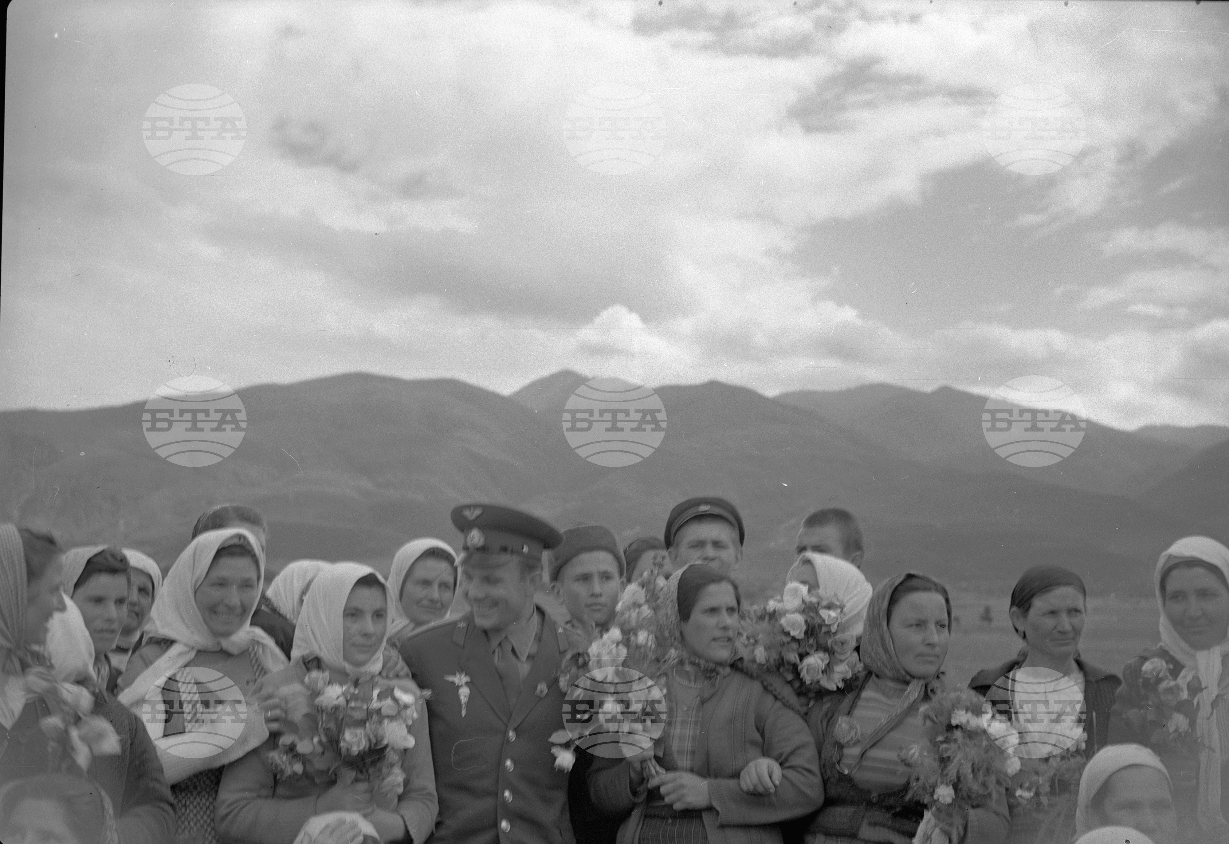 Из пребиваването на първия в света космонавт Юрий А.Гагарин в България