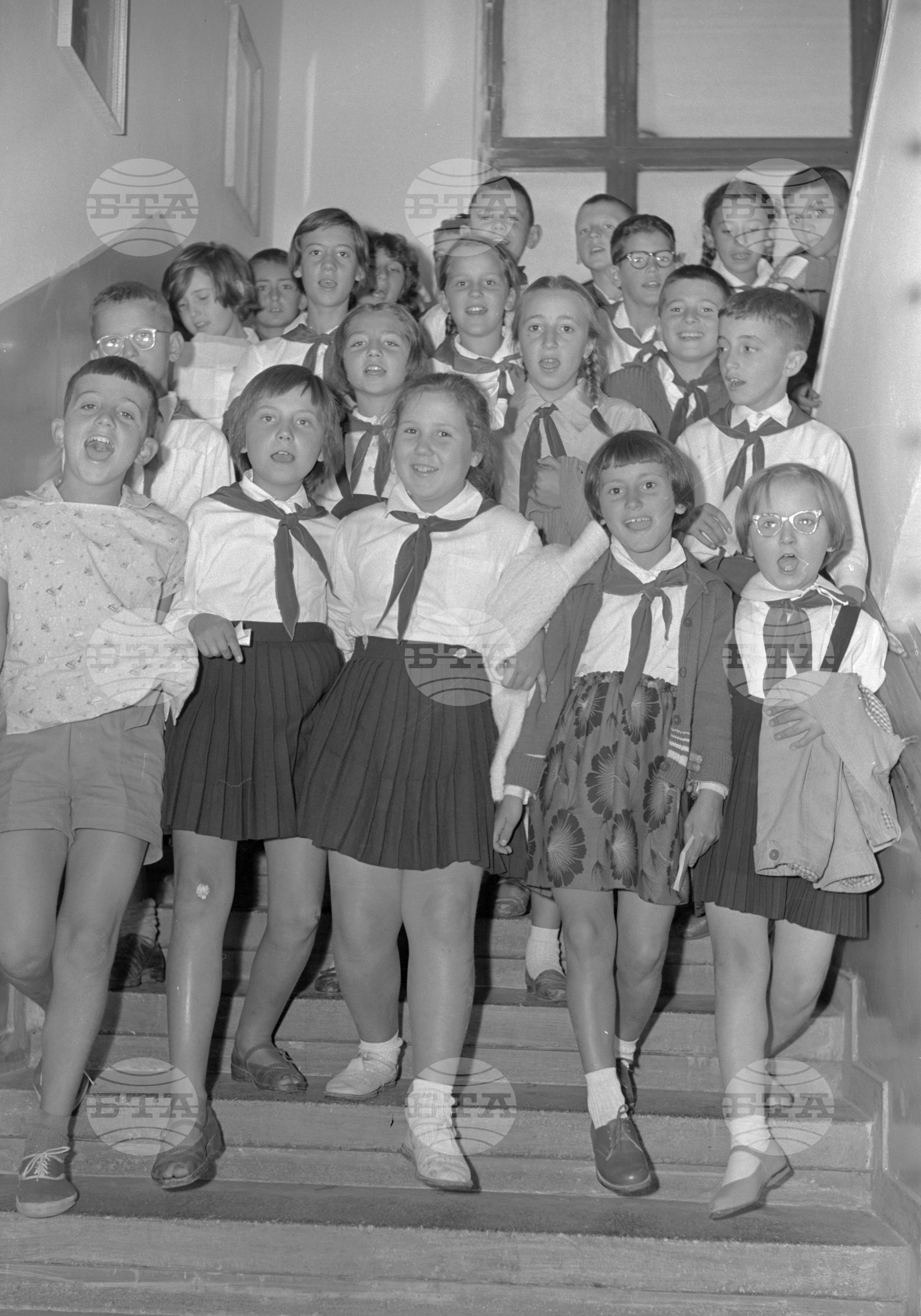 Откриване на  новата учебна 1961/1962 година в столичните учебни заведения