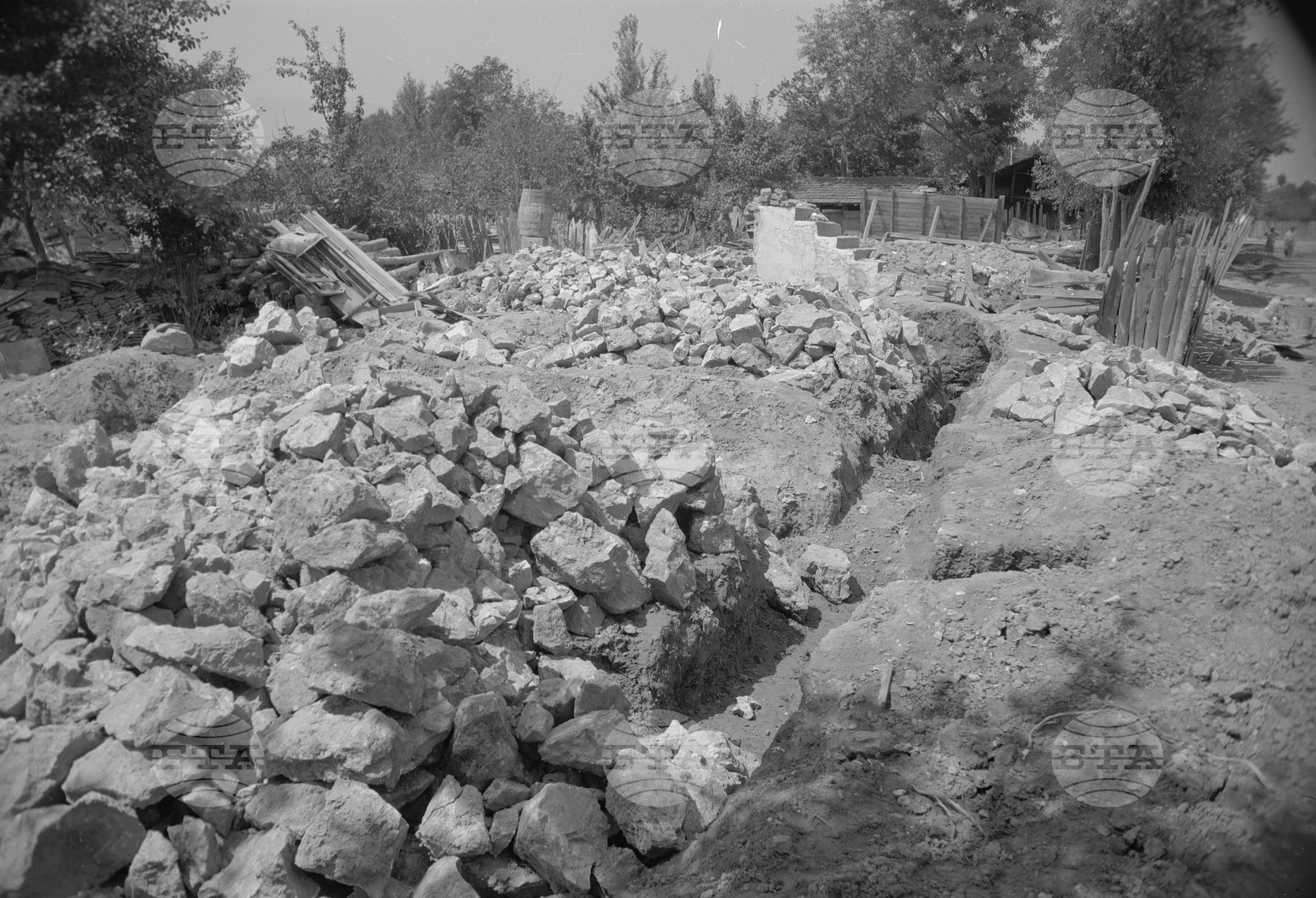 Разрушенията в Пазарджик от прииждането на река Марица