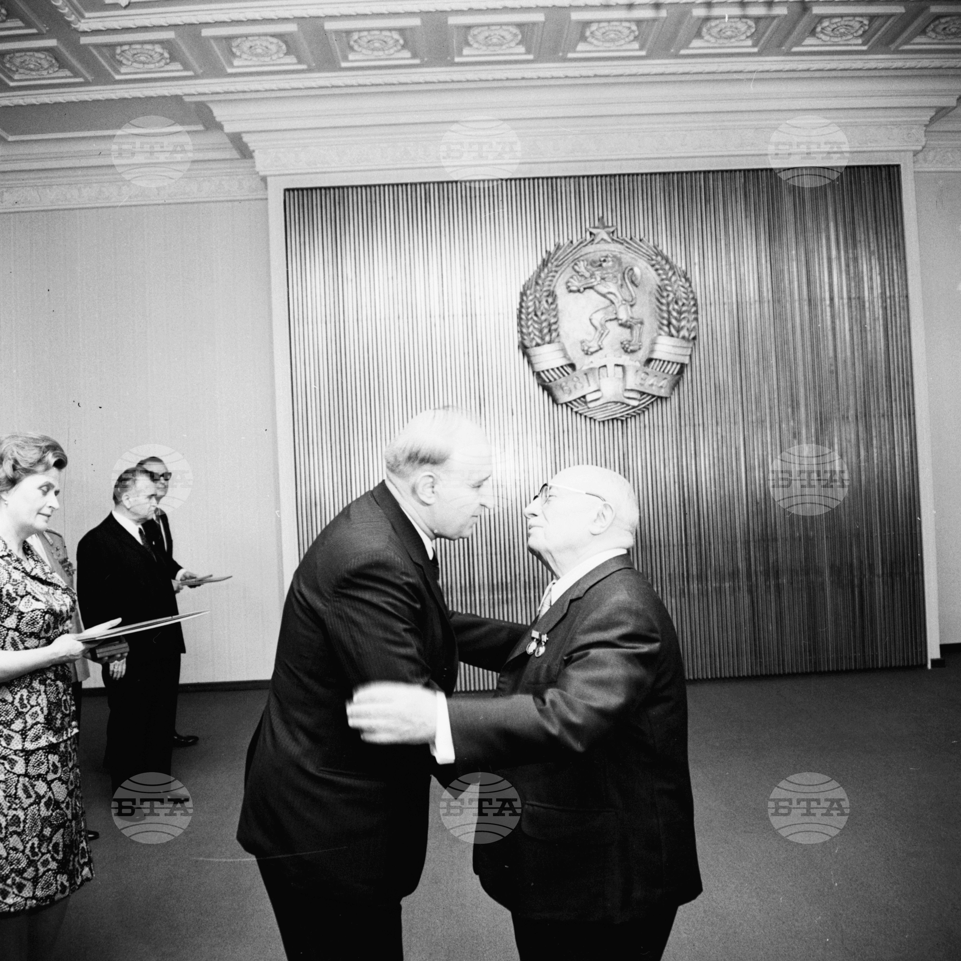 Награждаване на лауреати с  Димитровската награда - 1972 година