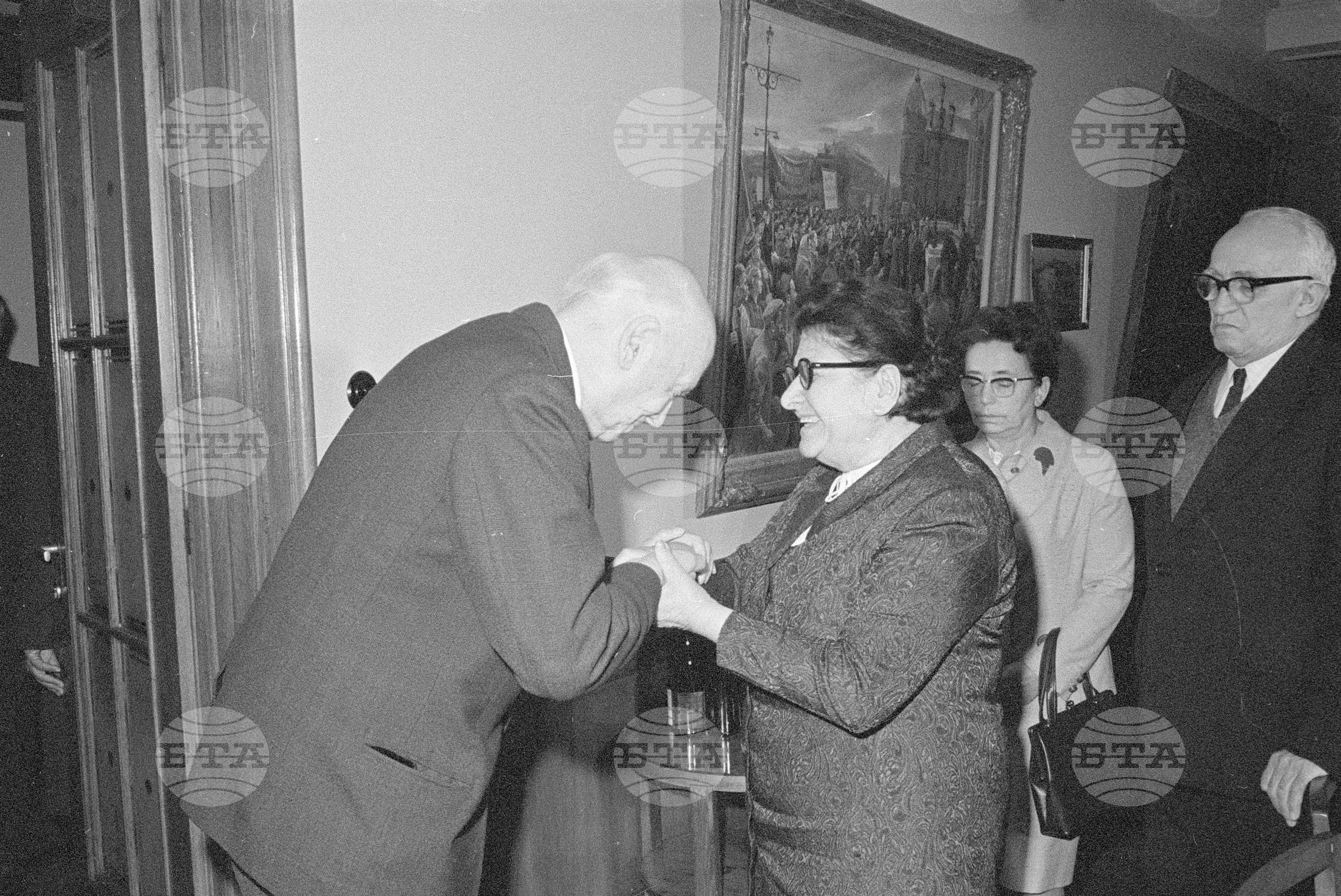 Прием на Цола Драгойчева - 1972 година