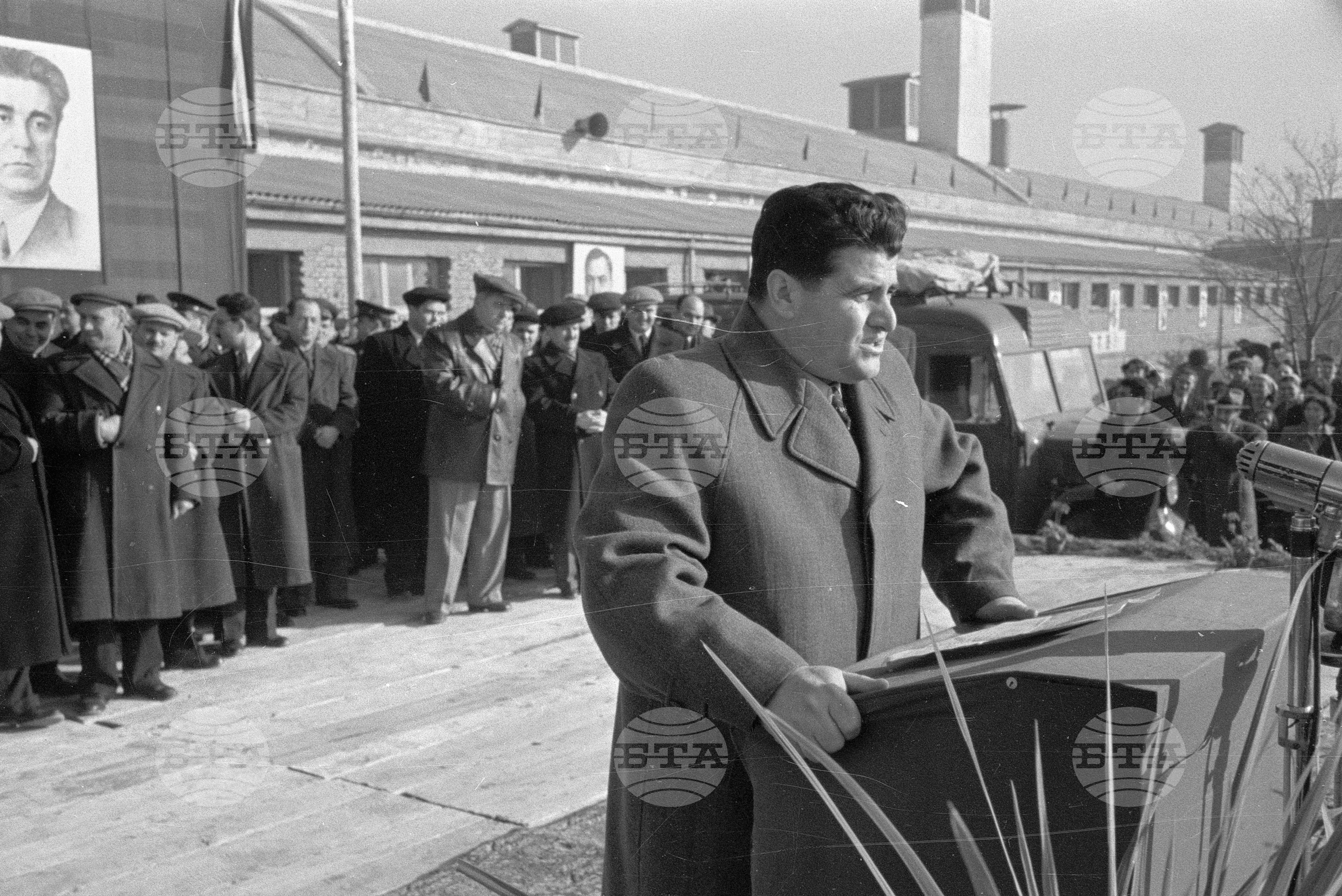 Откриване на новата Памуко-предачна фабрика при комбината "Марица" - 1953 година