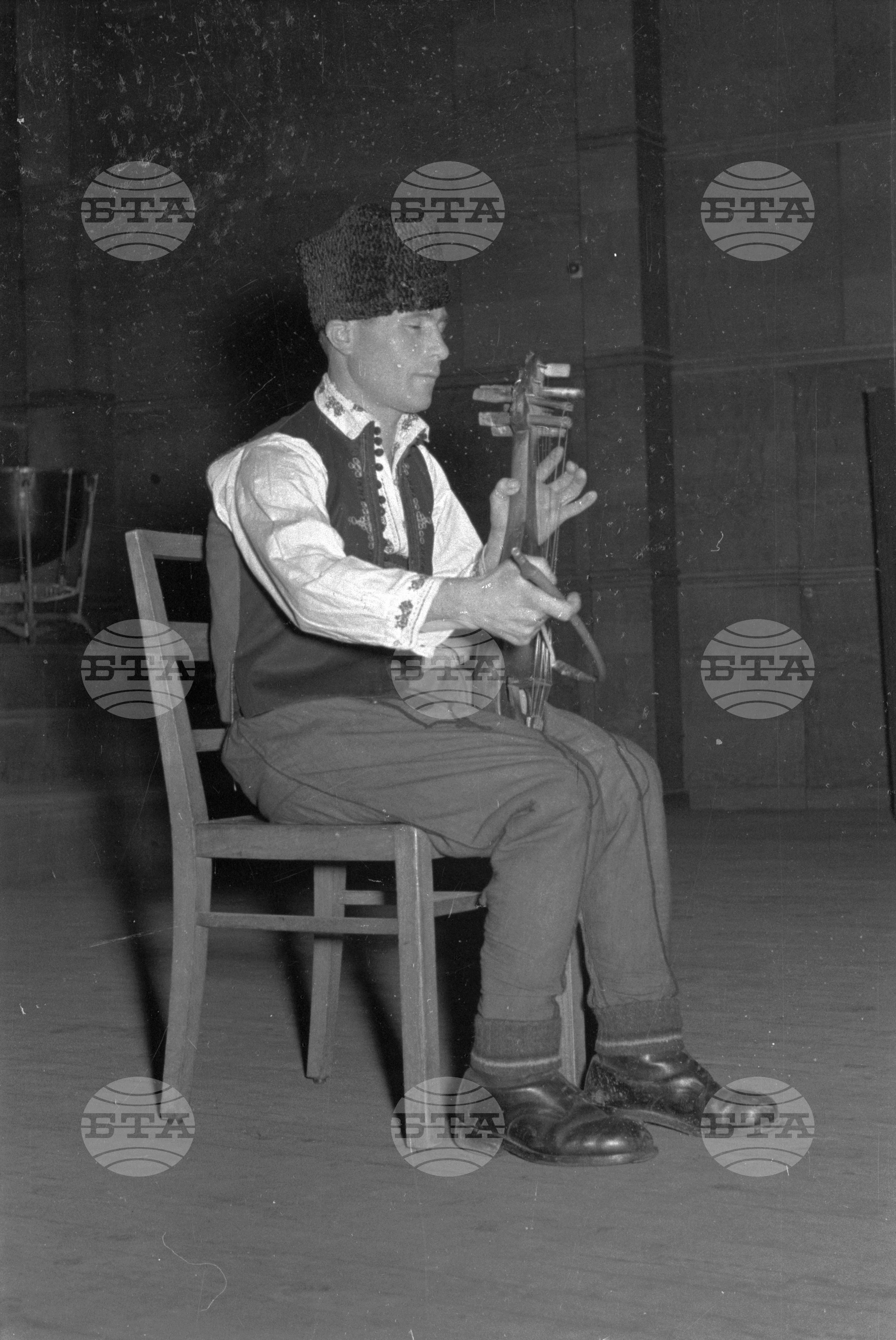 Националния преглед на народни певци и инструменталисти - 1953 година - заключителен спектакъл