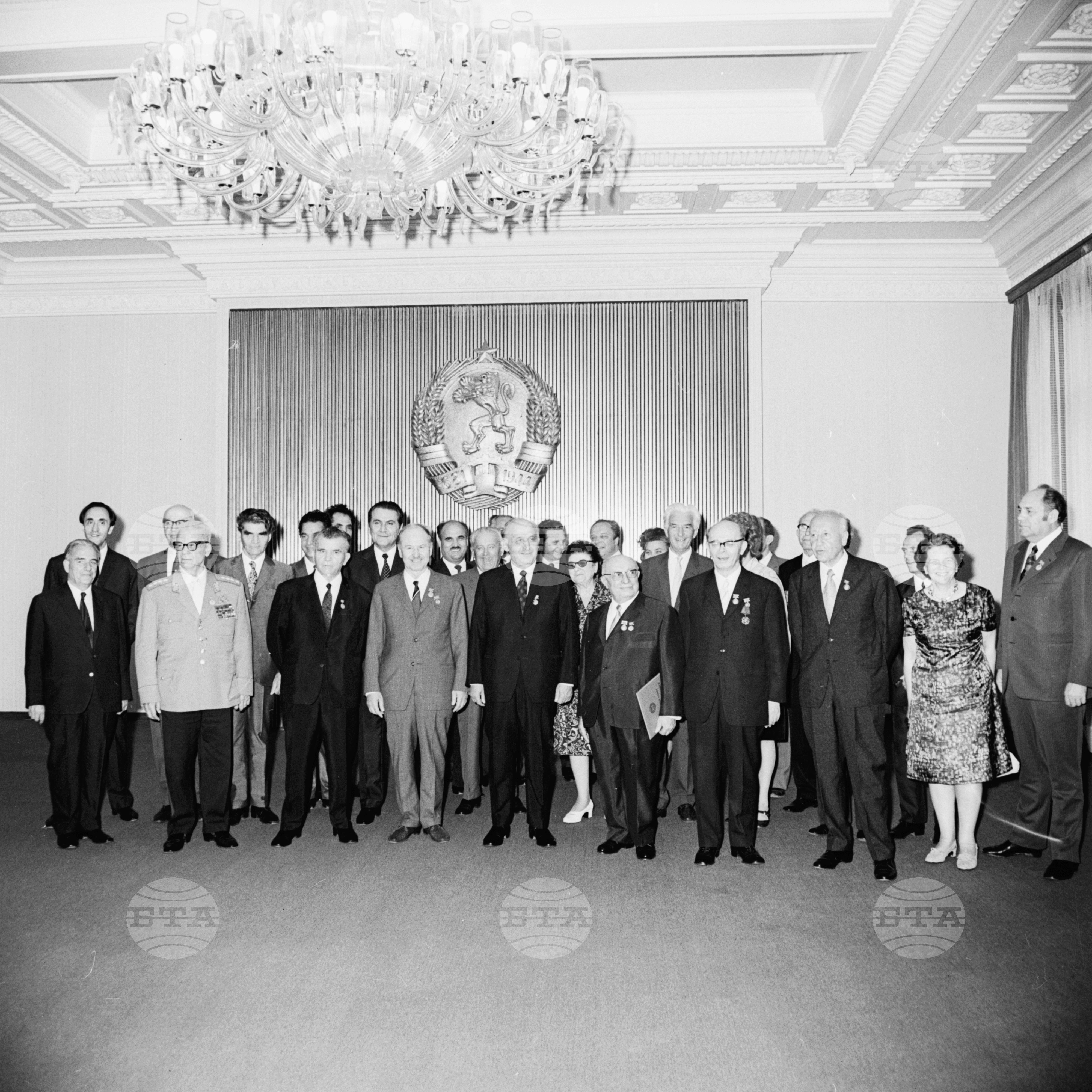 Награждаване на лауреати с  Димитровската награда - 1972 година
