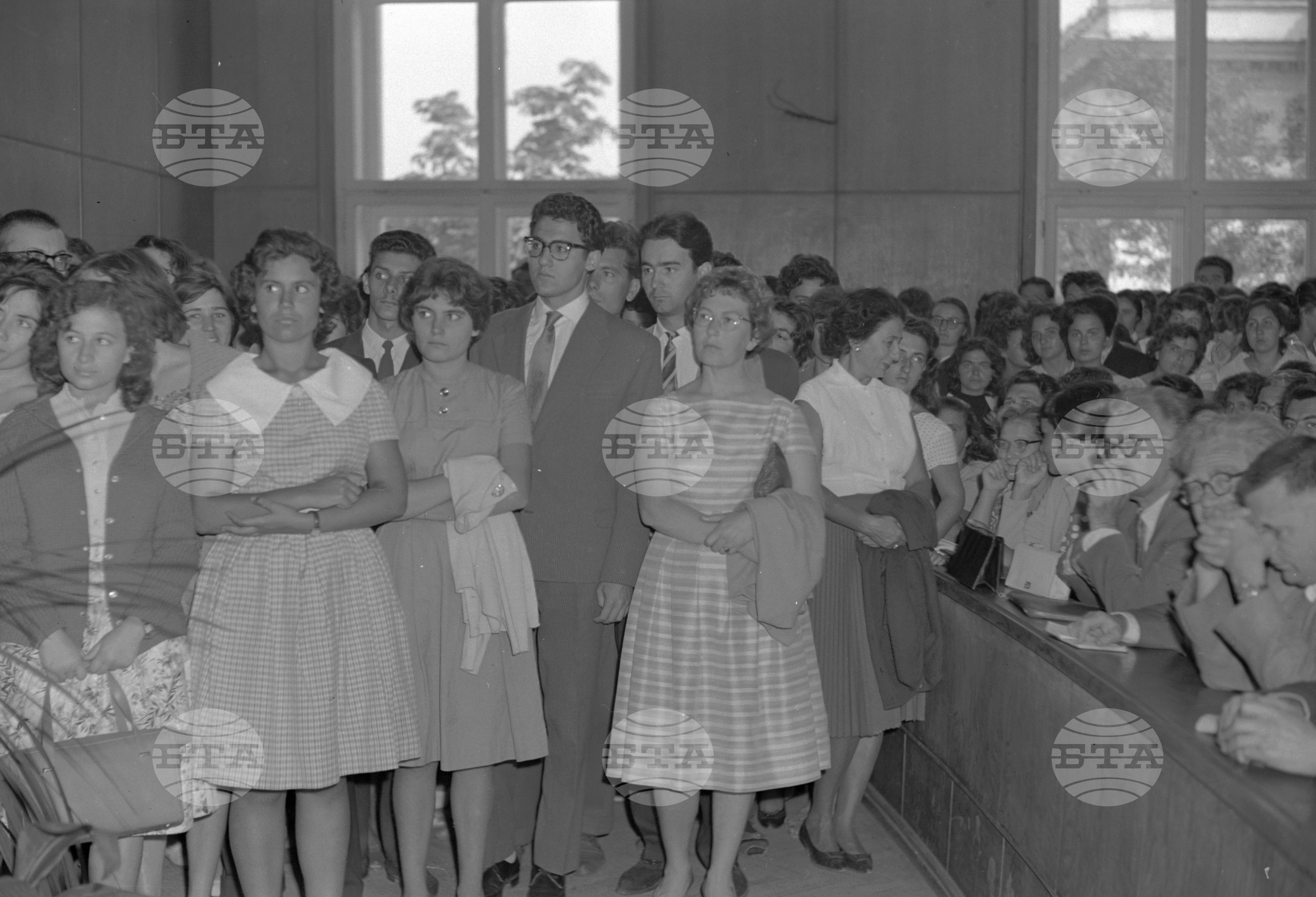Откриване на  новата учебна 1961/1962 година в столичните учебни заведения