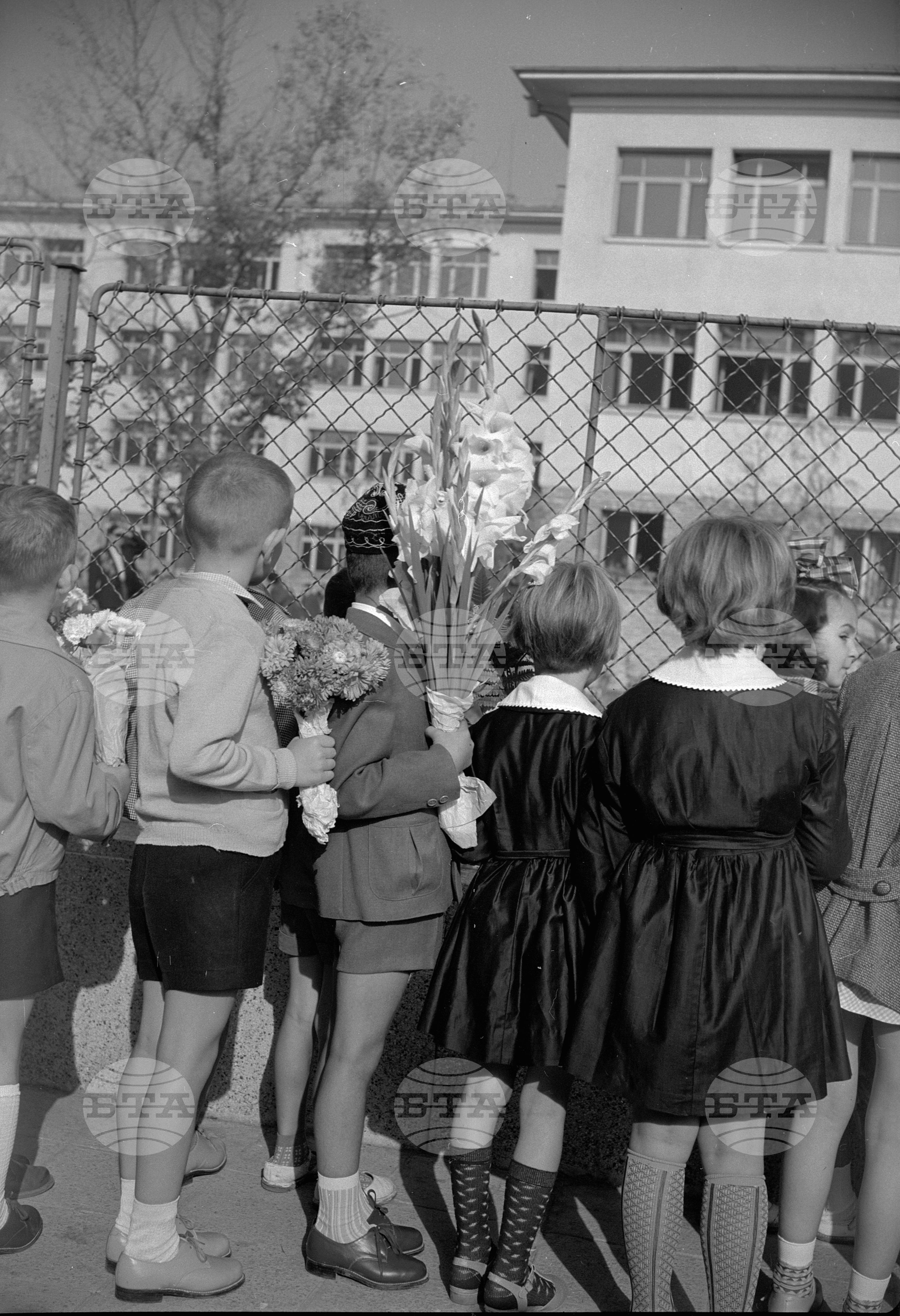 Откриване на новата учебна 1961-1962 година в Софийските учебни заведения