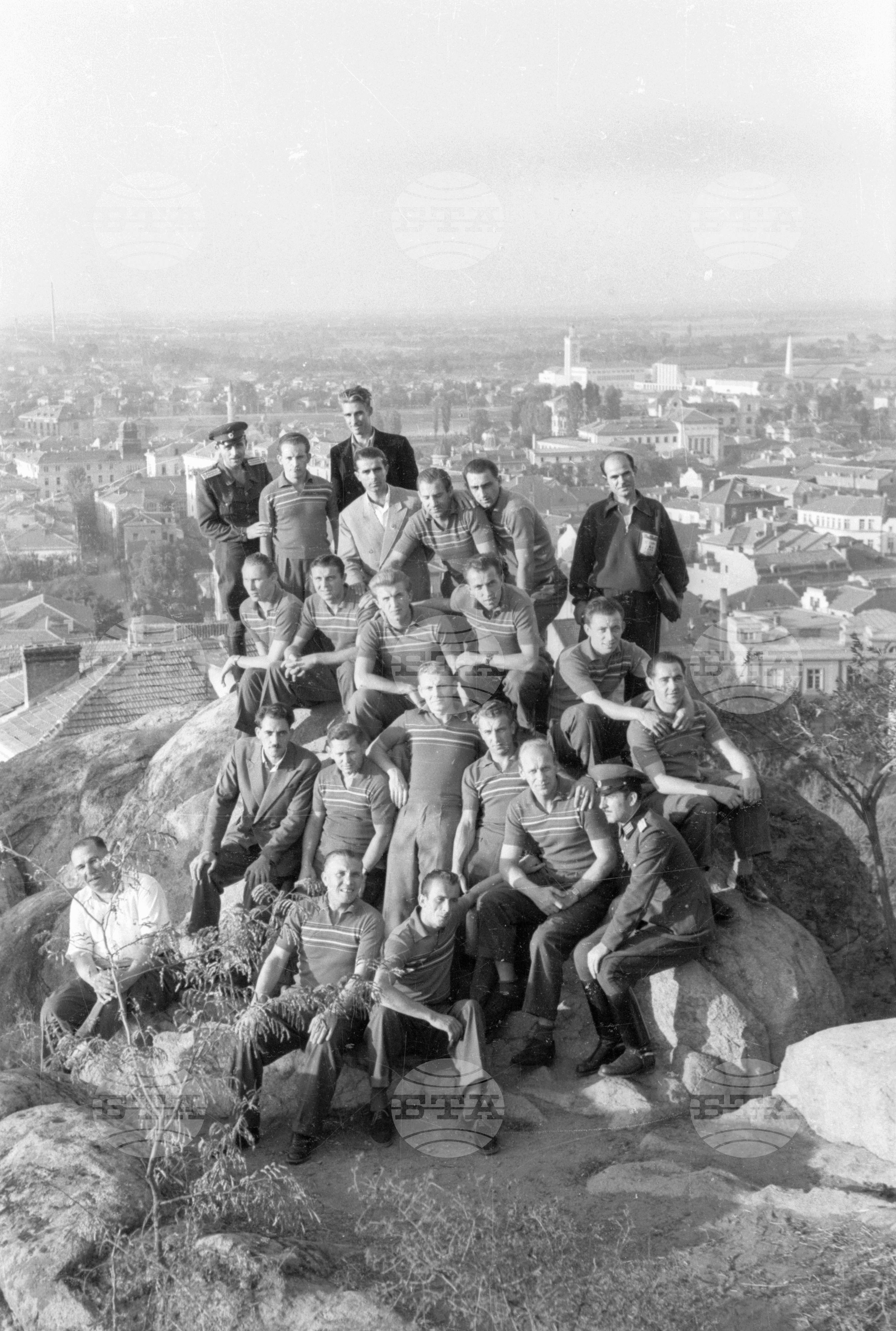 Чехословашки футболен отбор в Пловдив, 1951