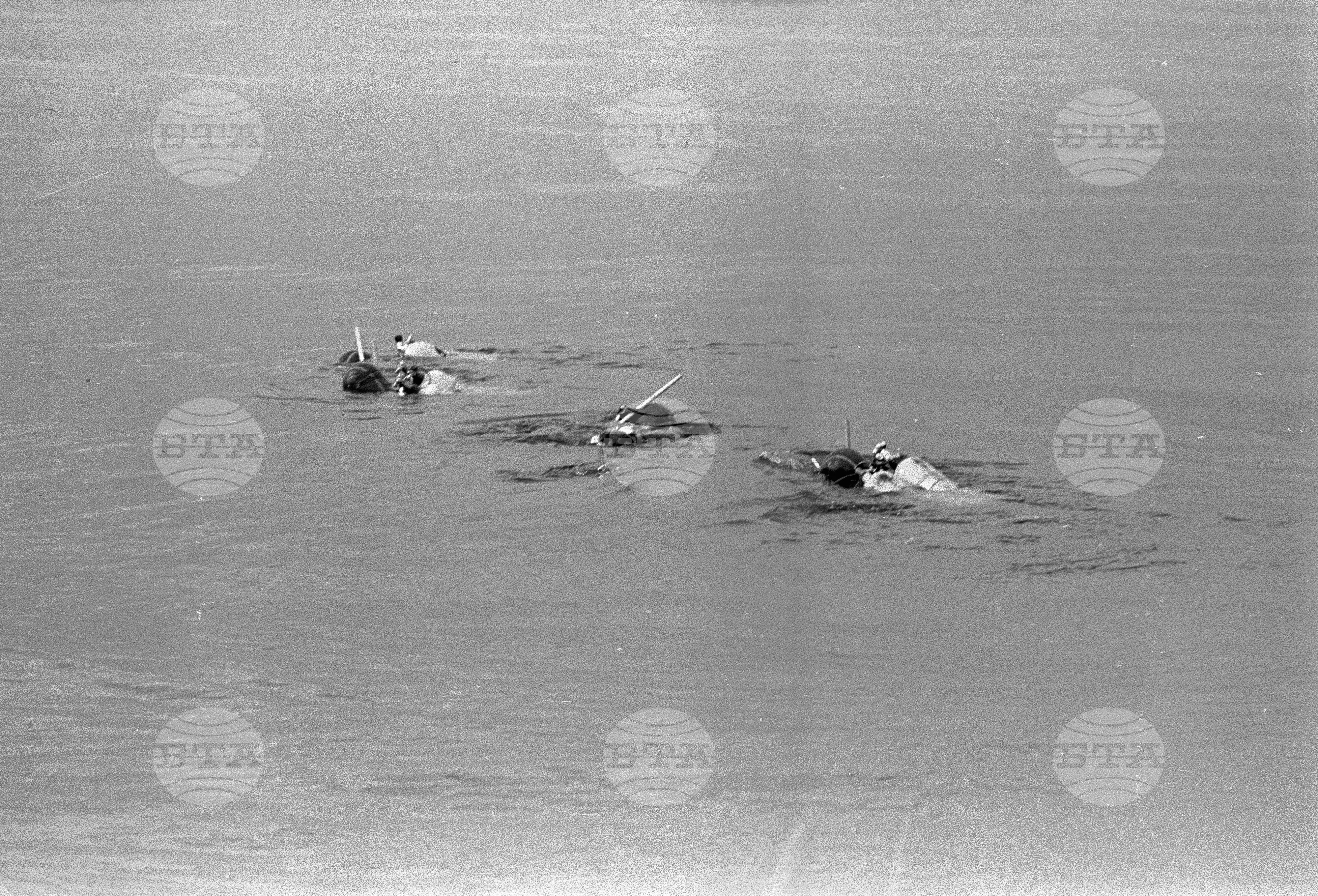Първо подводно предаване на Българската телевизия от дъното на Черно море - 1972 година