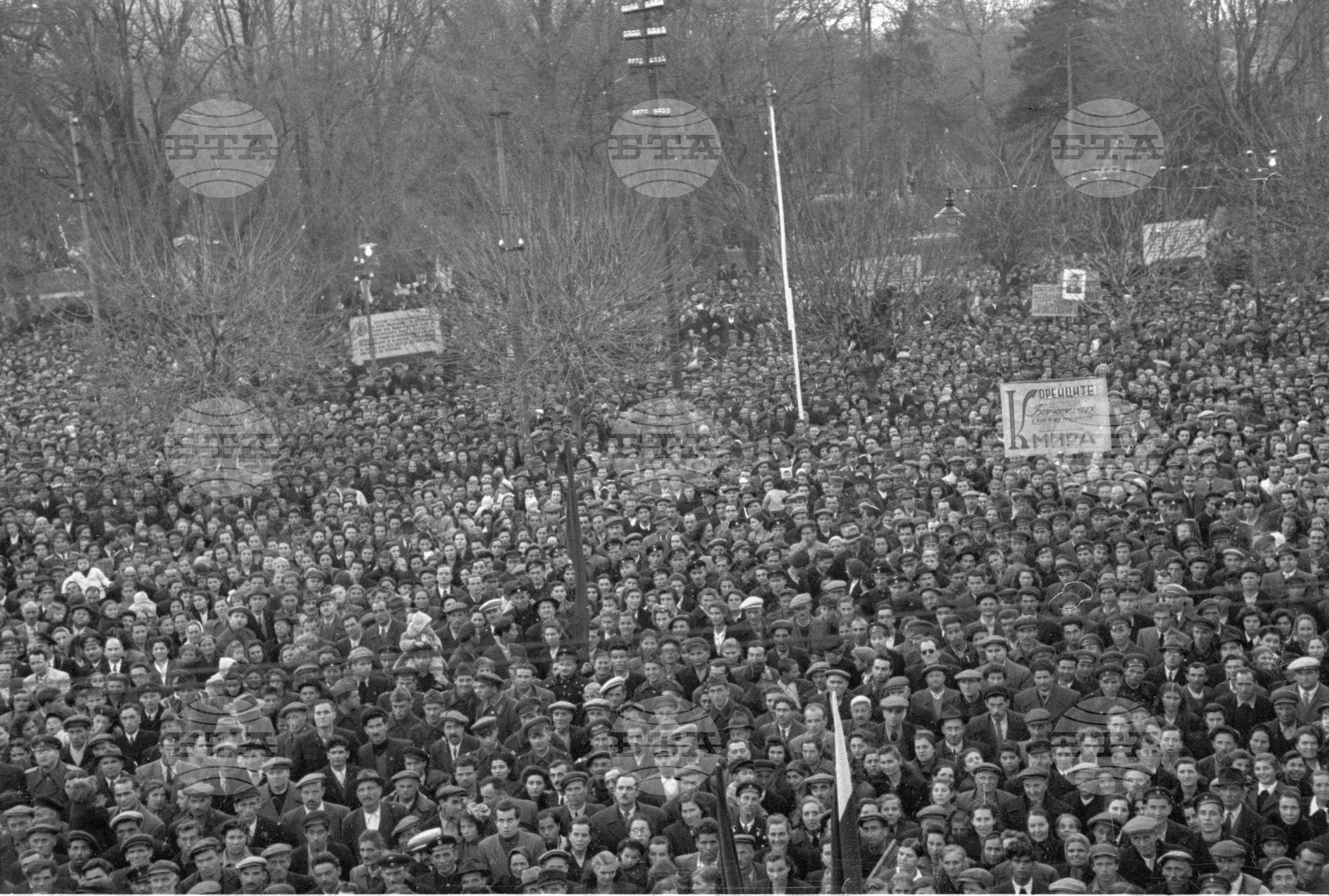 Митинг в подкрепа на корейския народ, 1951
