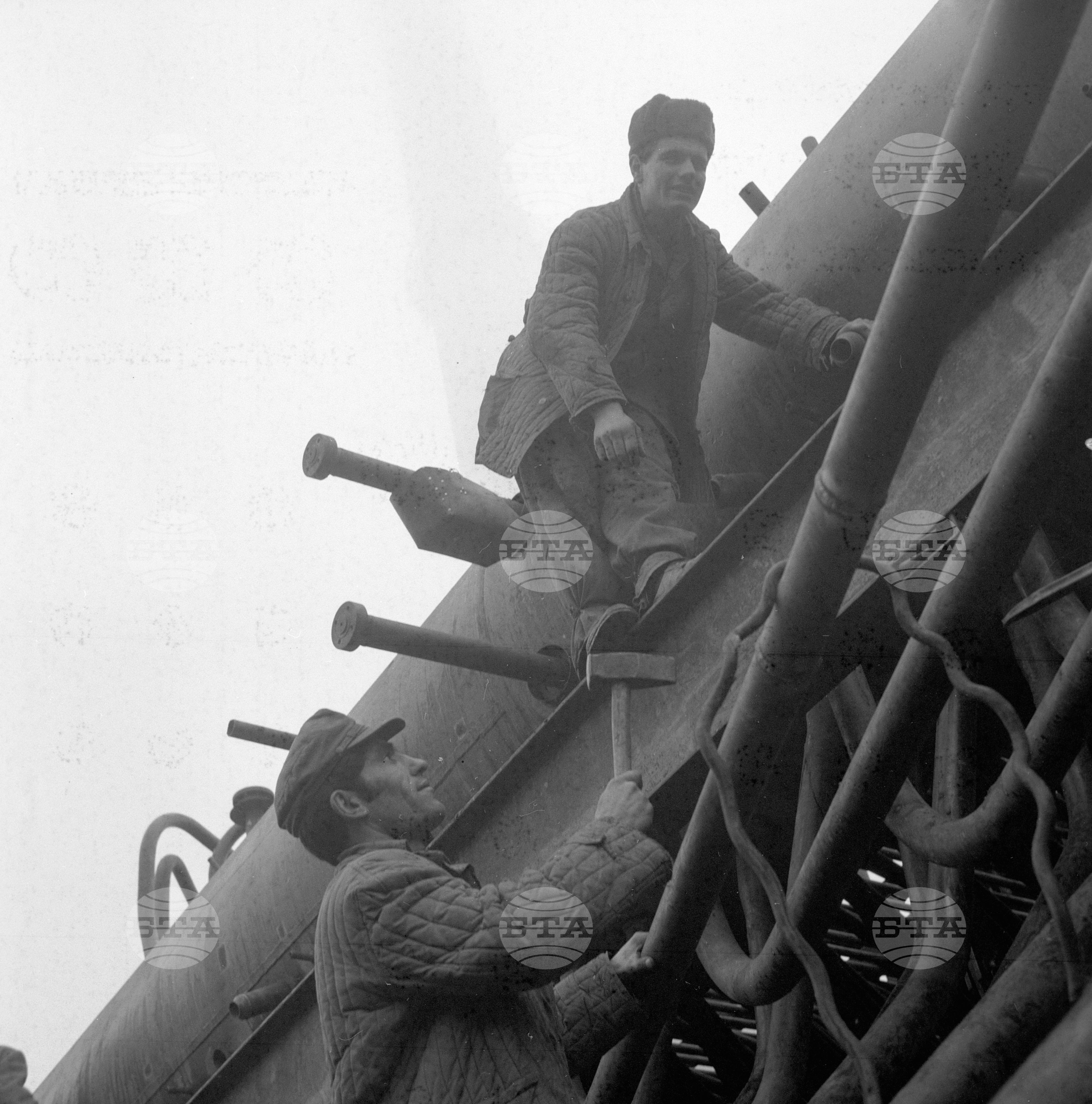 На строежа на Азотно-торовия завод край Стара Загора 1962г. част 3