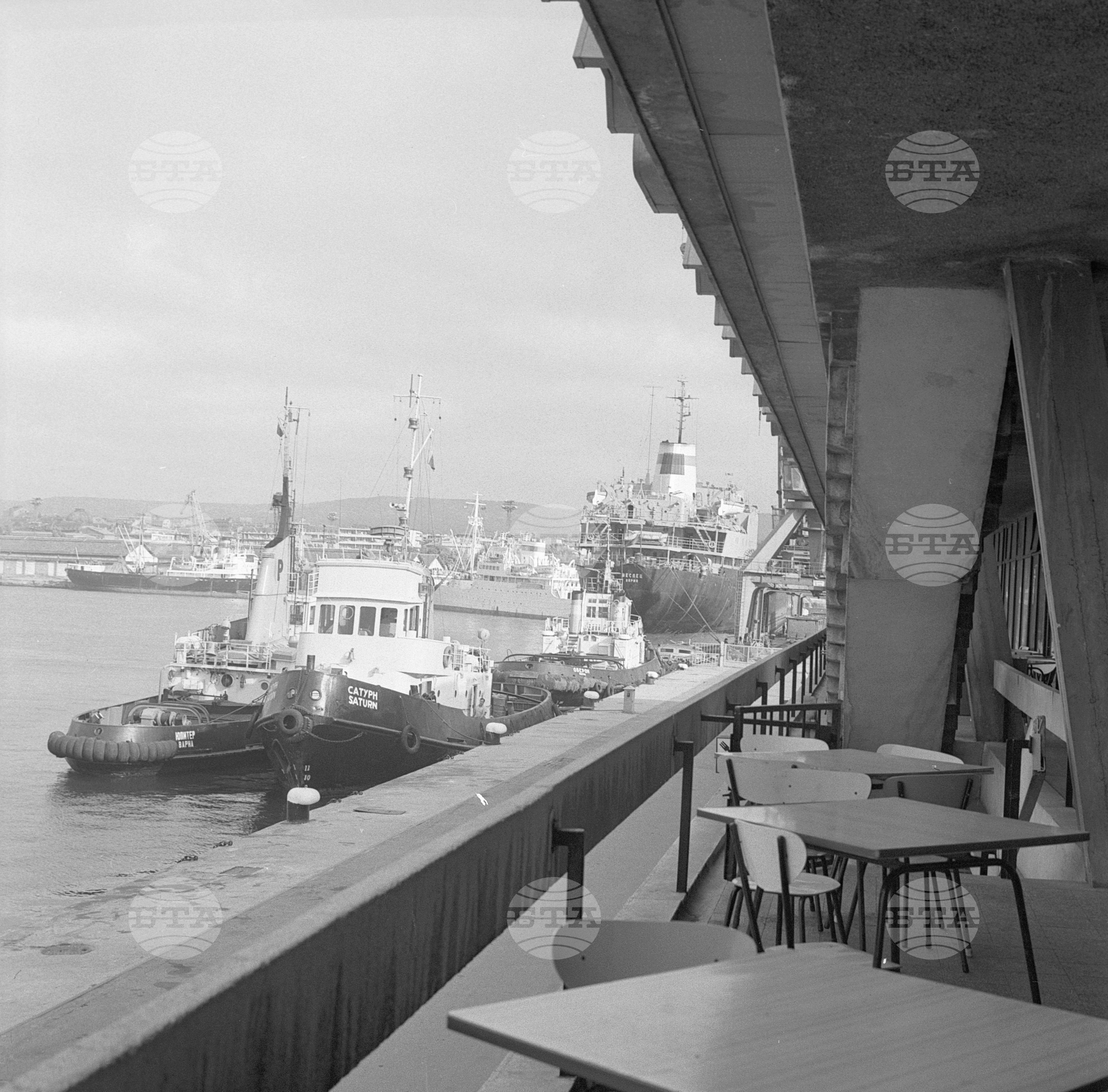 Морската гара на Варна през 1973 година