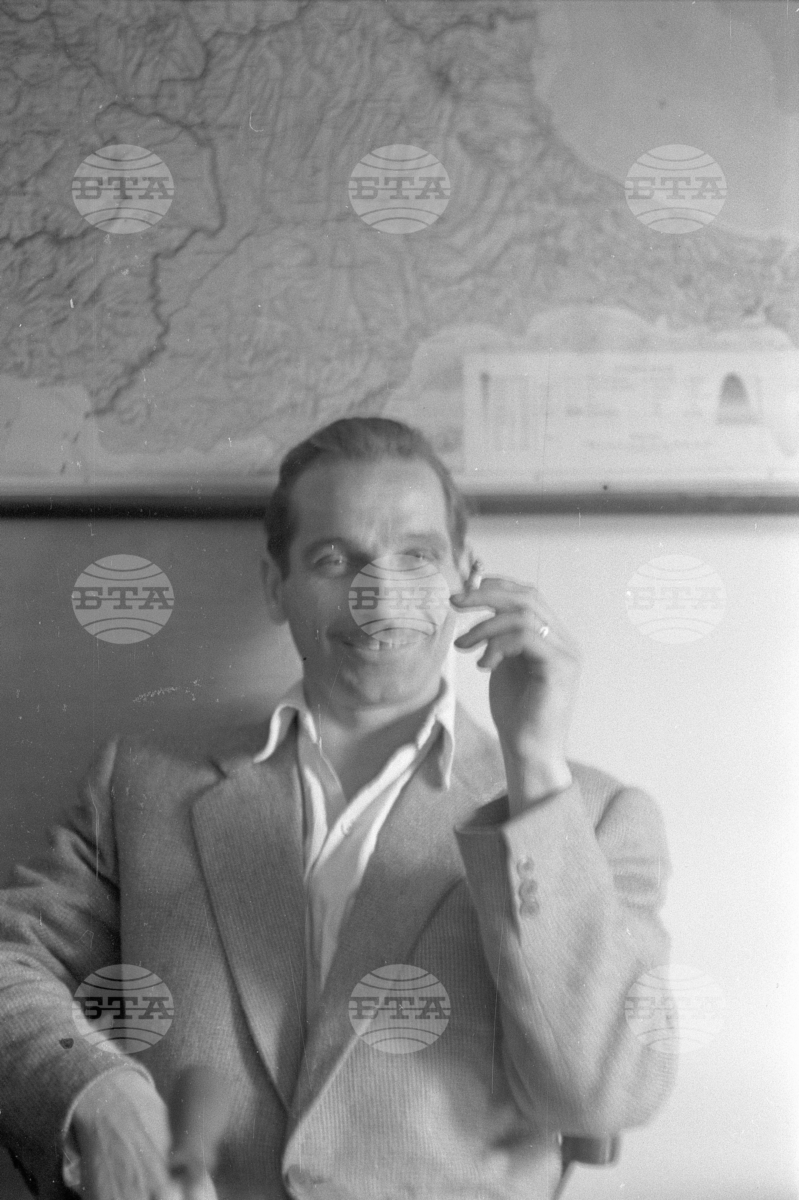 Портрет на мъж. Архив БТА, 1952