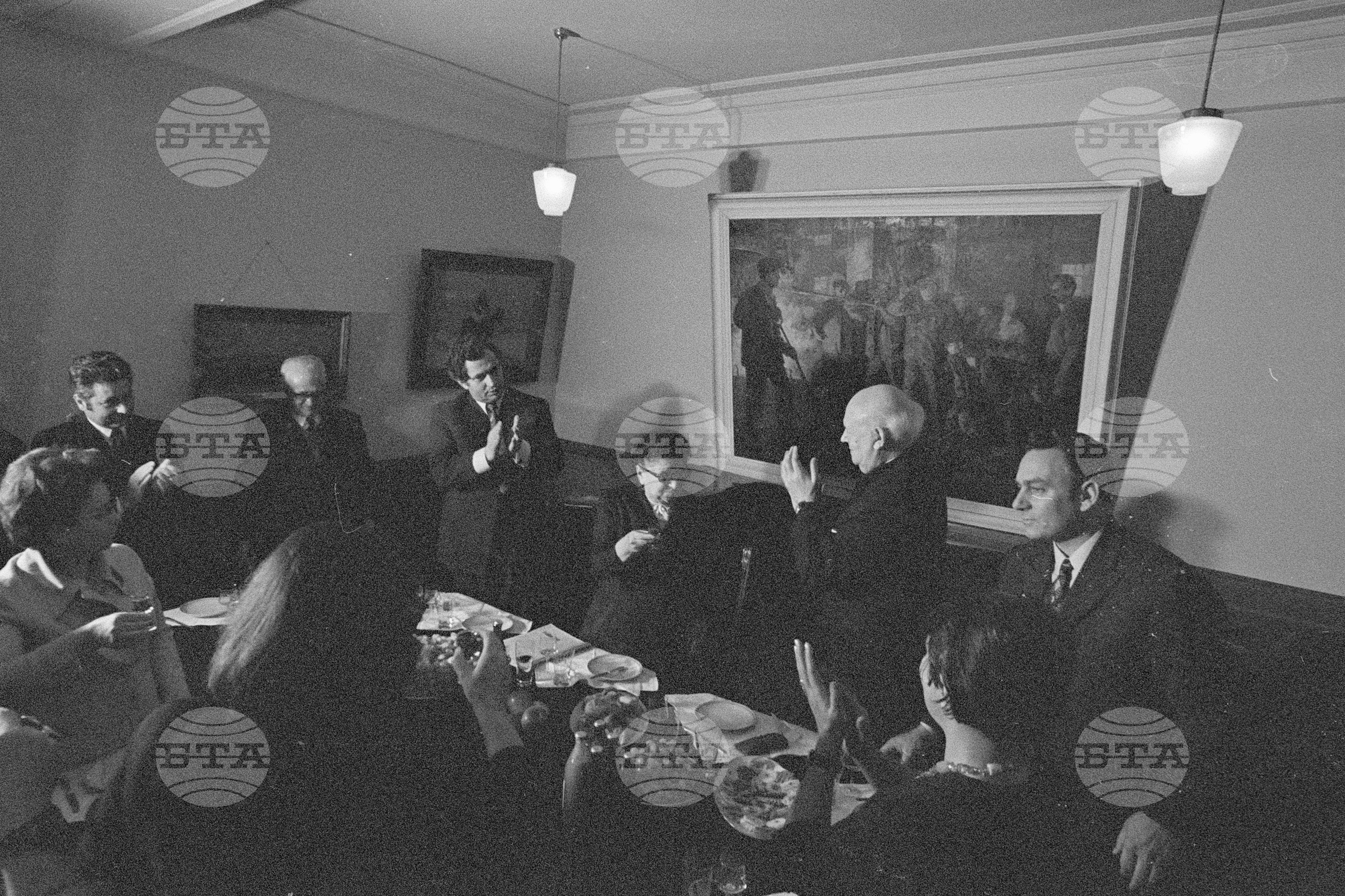 Прием на Цола Драгойчева - 1972 година