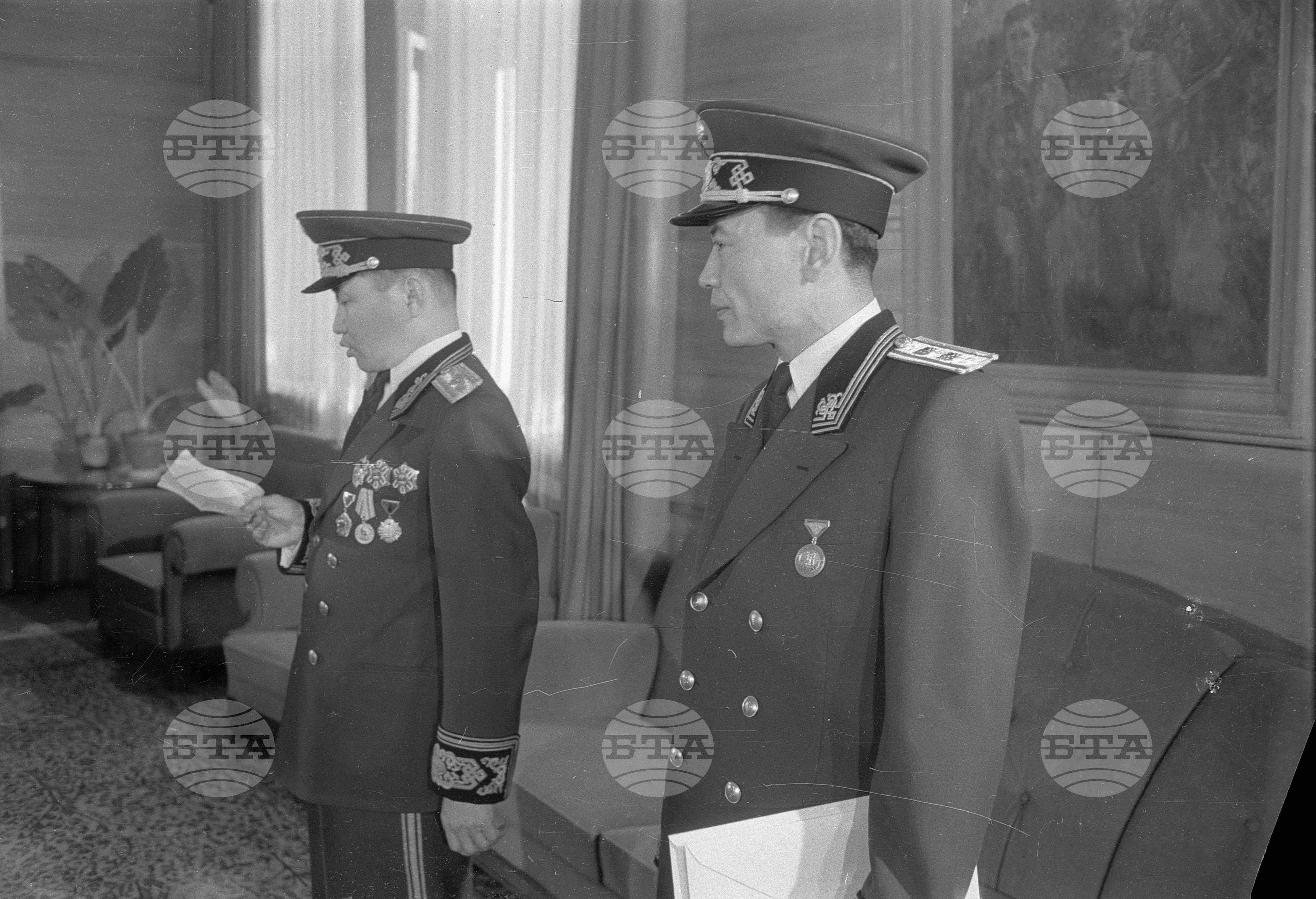 Посланикът на Монголската народна република връчи акредитивните си писма