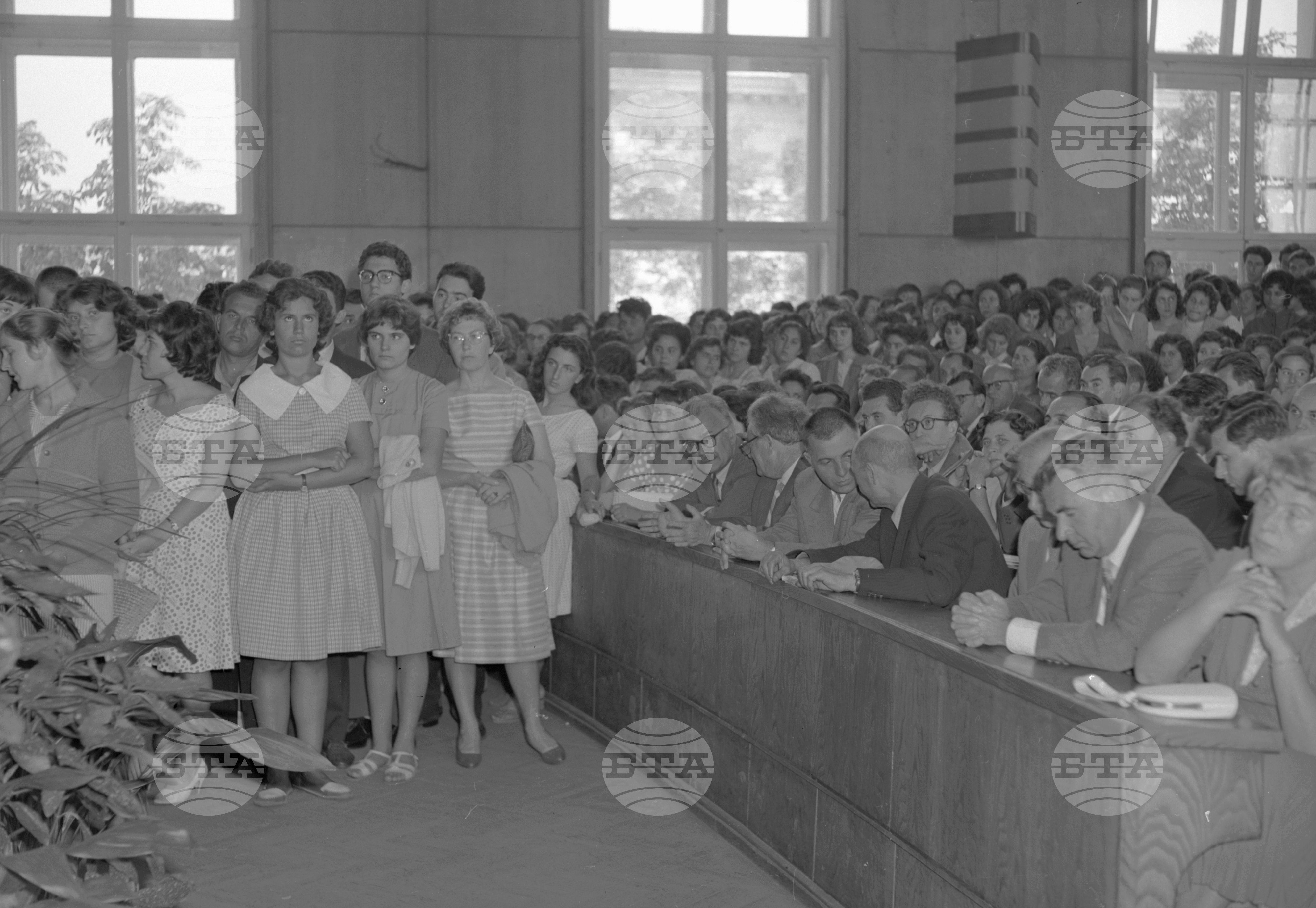 Откриване на  новата учебна 1961/1962 година в столичните учебни заведения