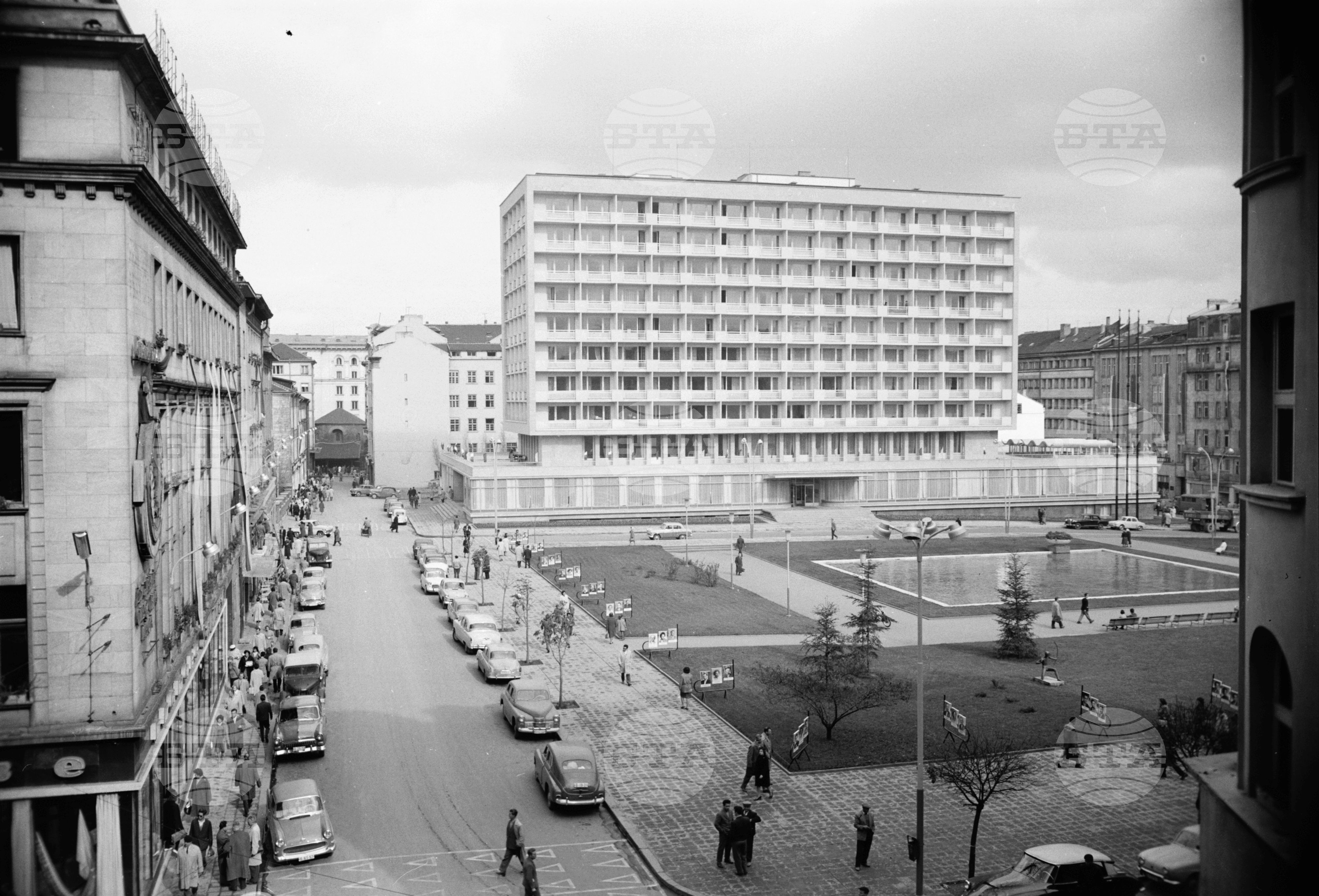 Новият хотел "Рила" в столицата 1962 година