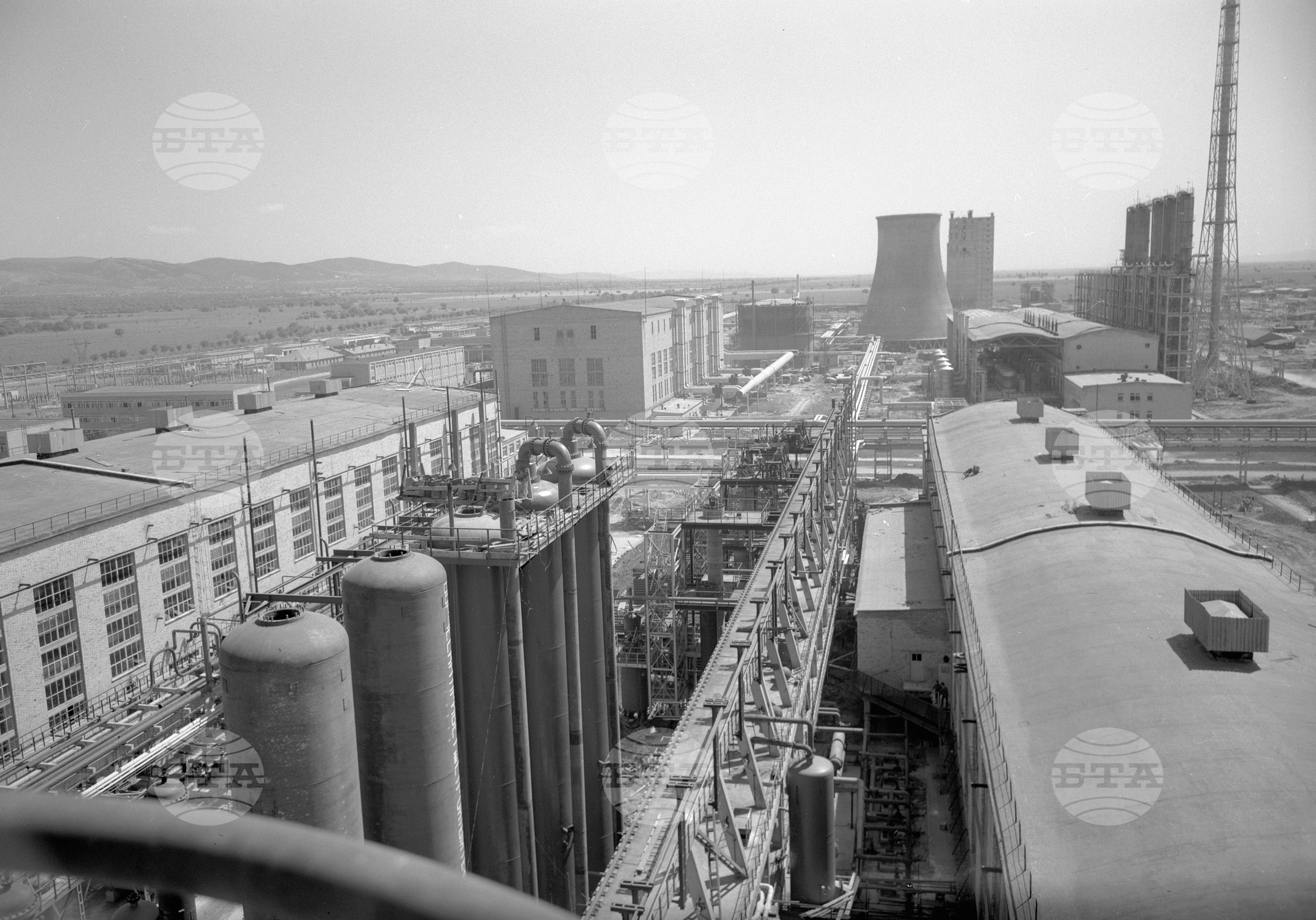 Азотно-торов завод край Стара Загора-1963