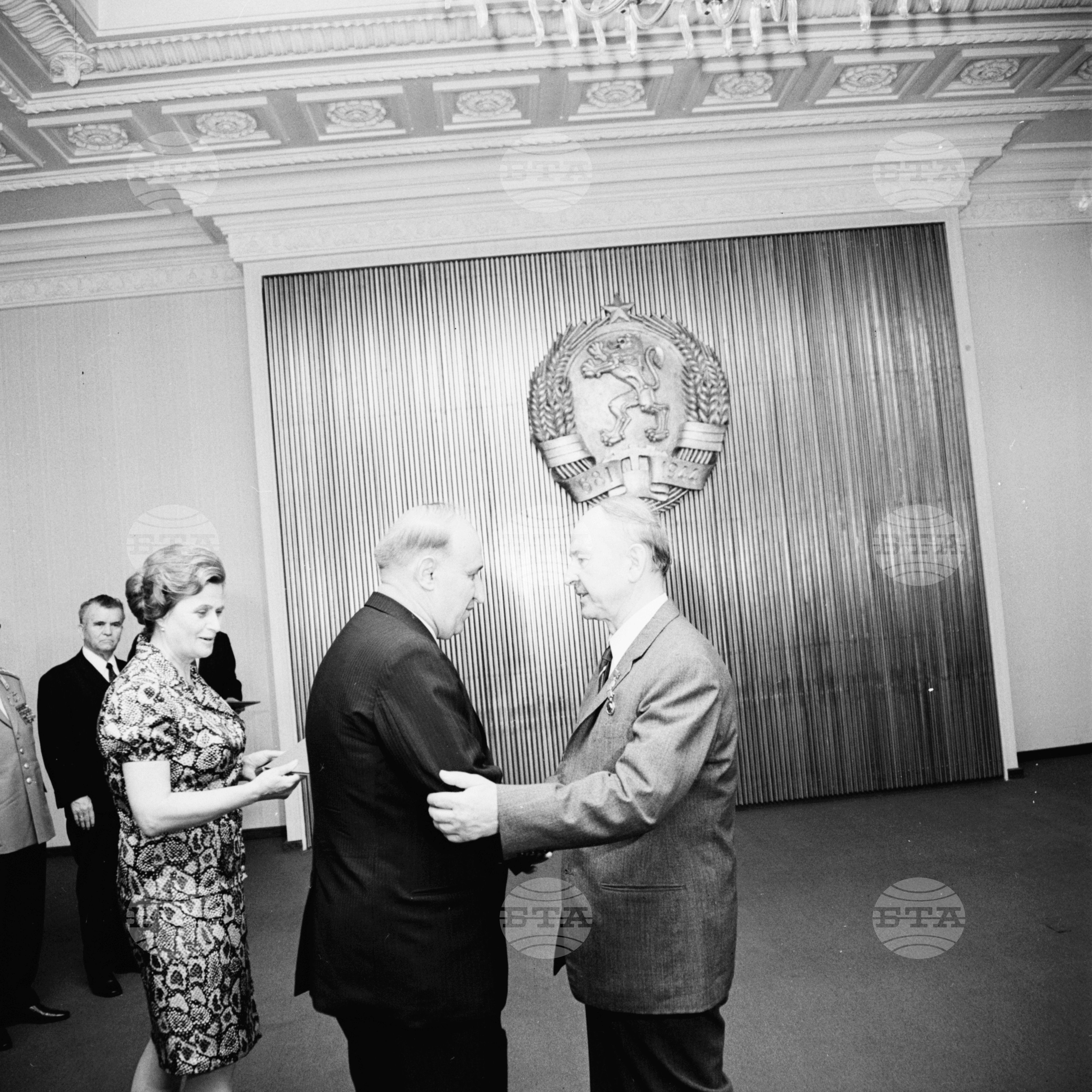 Награждаване на лауреати с  Димитровската награда - 1972 година