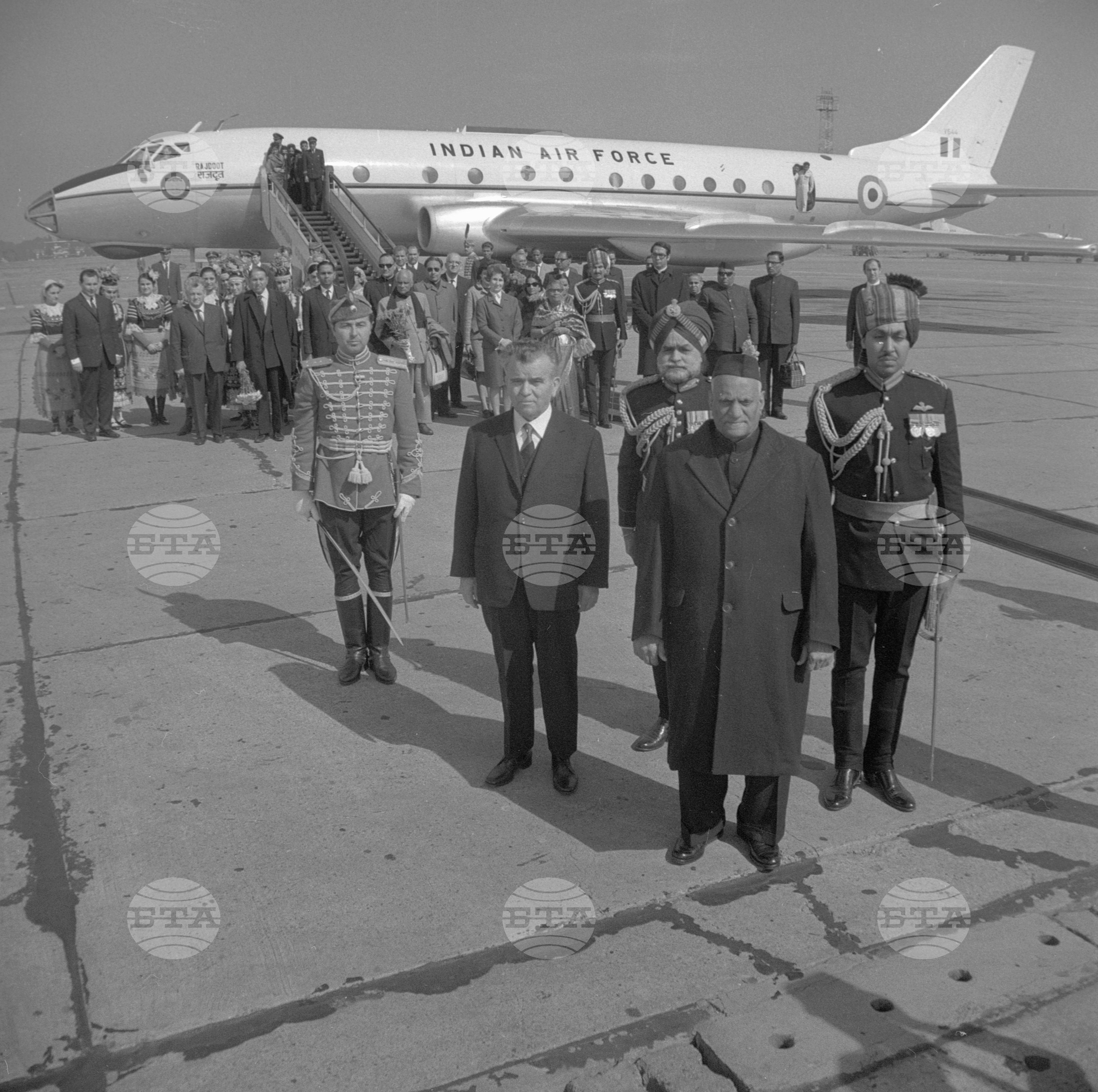 Индийският президент Варахагири Венката Гири на посещение в България - част 1
