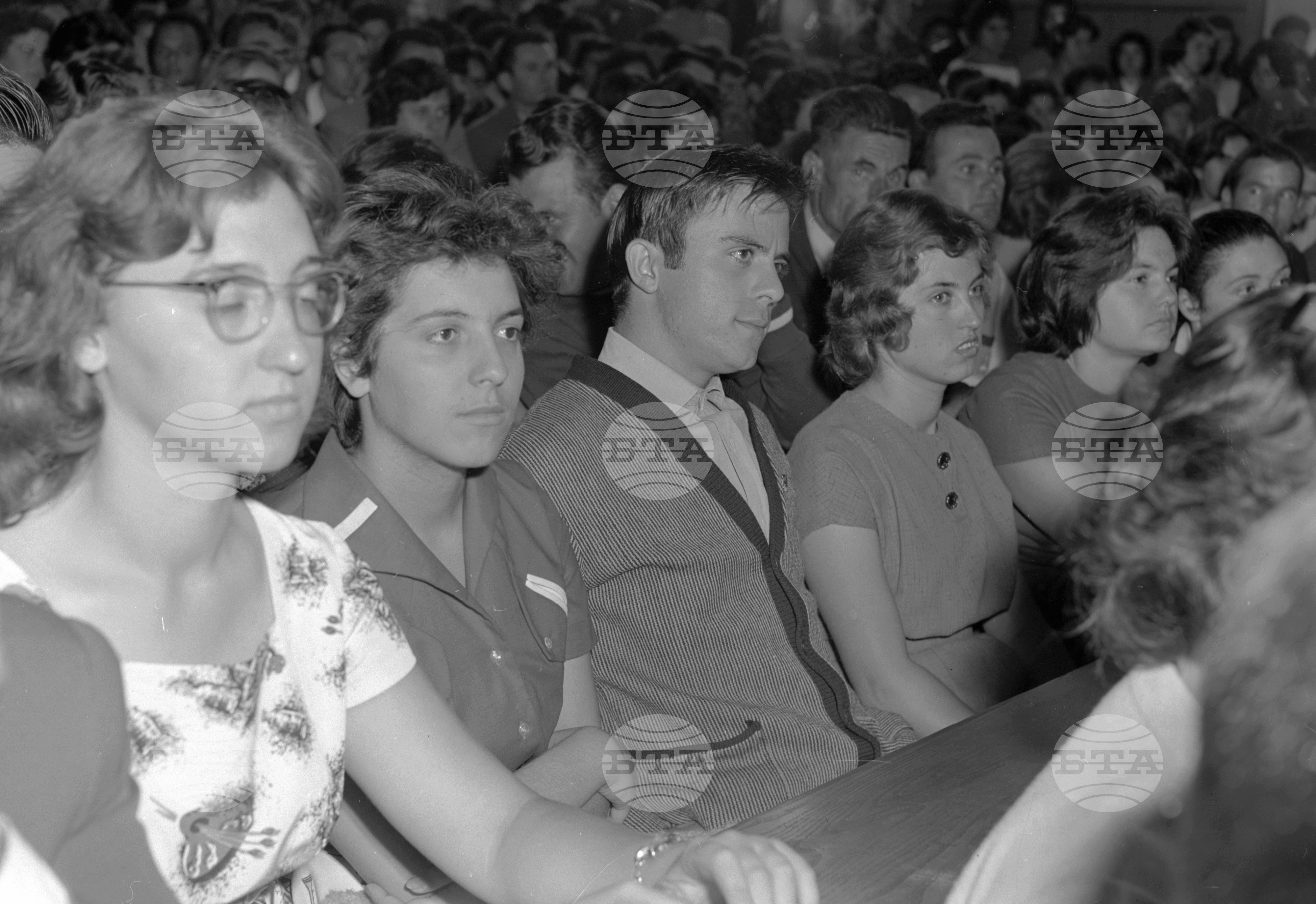 Откриване на  новата учебна 1961/1962 година в столичните учебни заведения