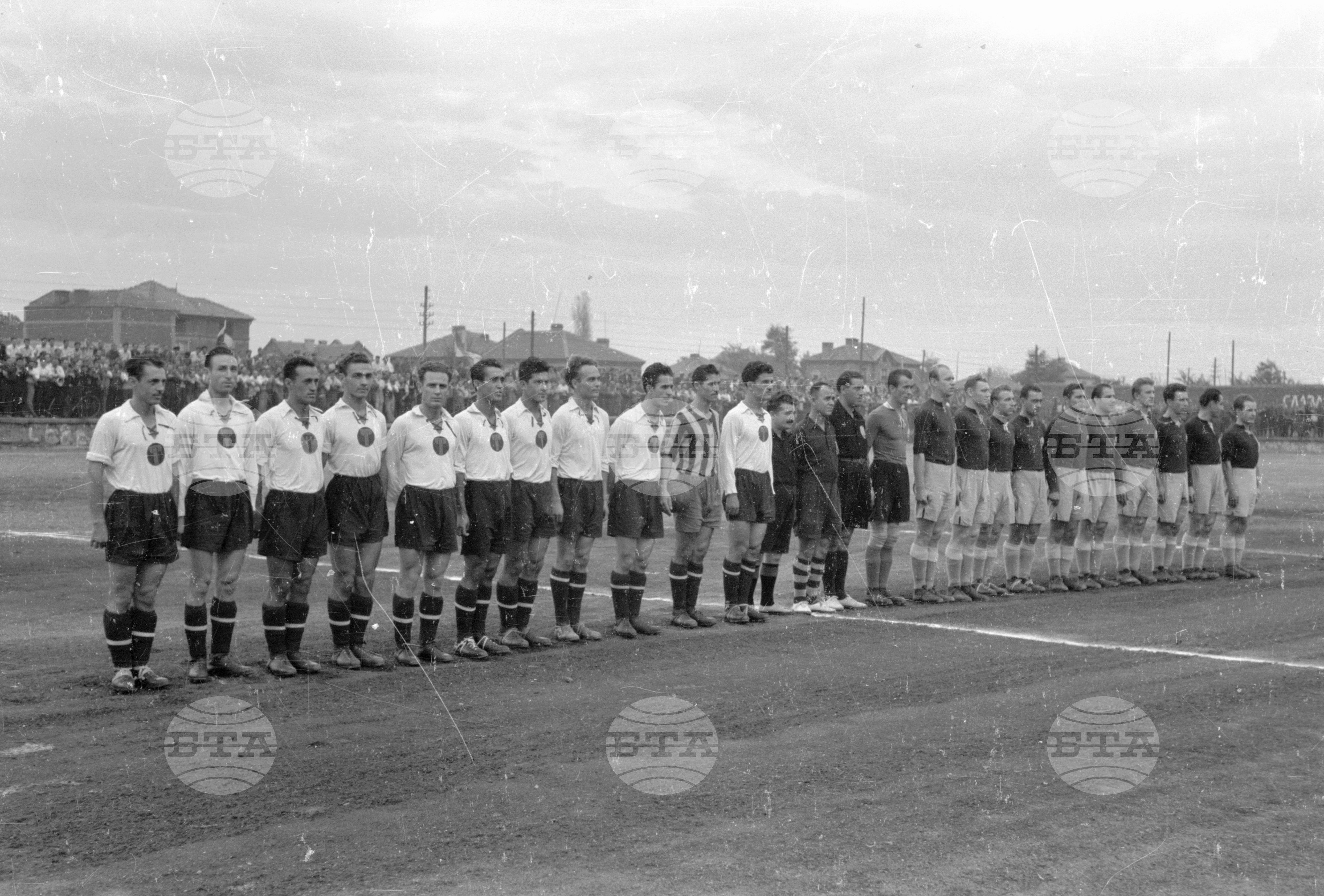 Чехословашки футболен отбор в Пловдив, 1951