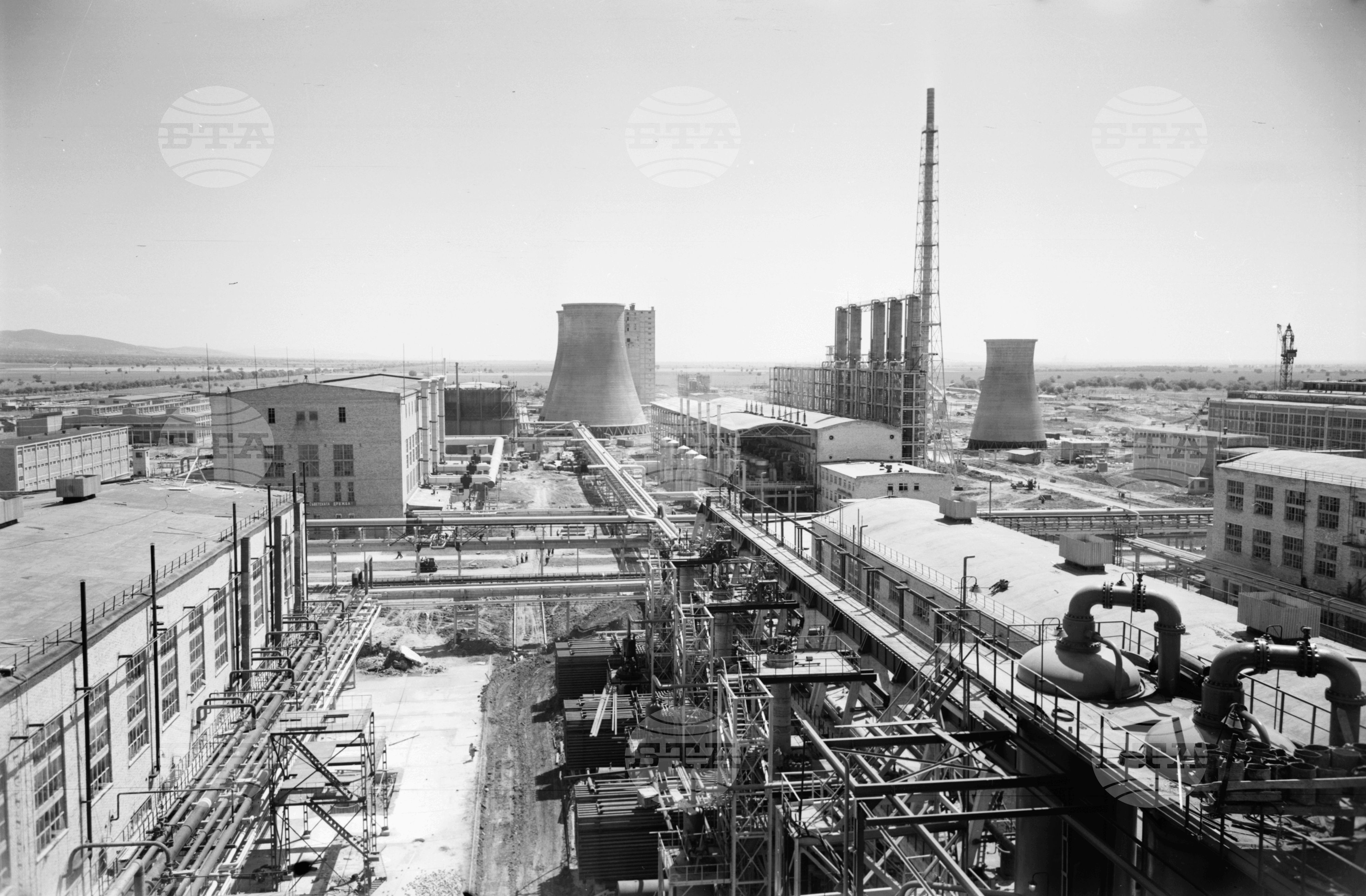 Азотно-торов завод край Стара Загора-1963