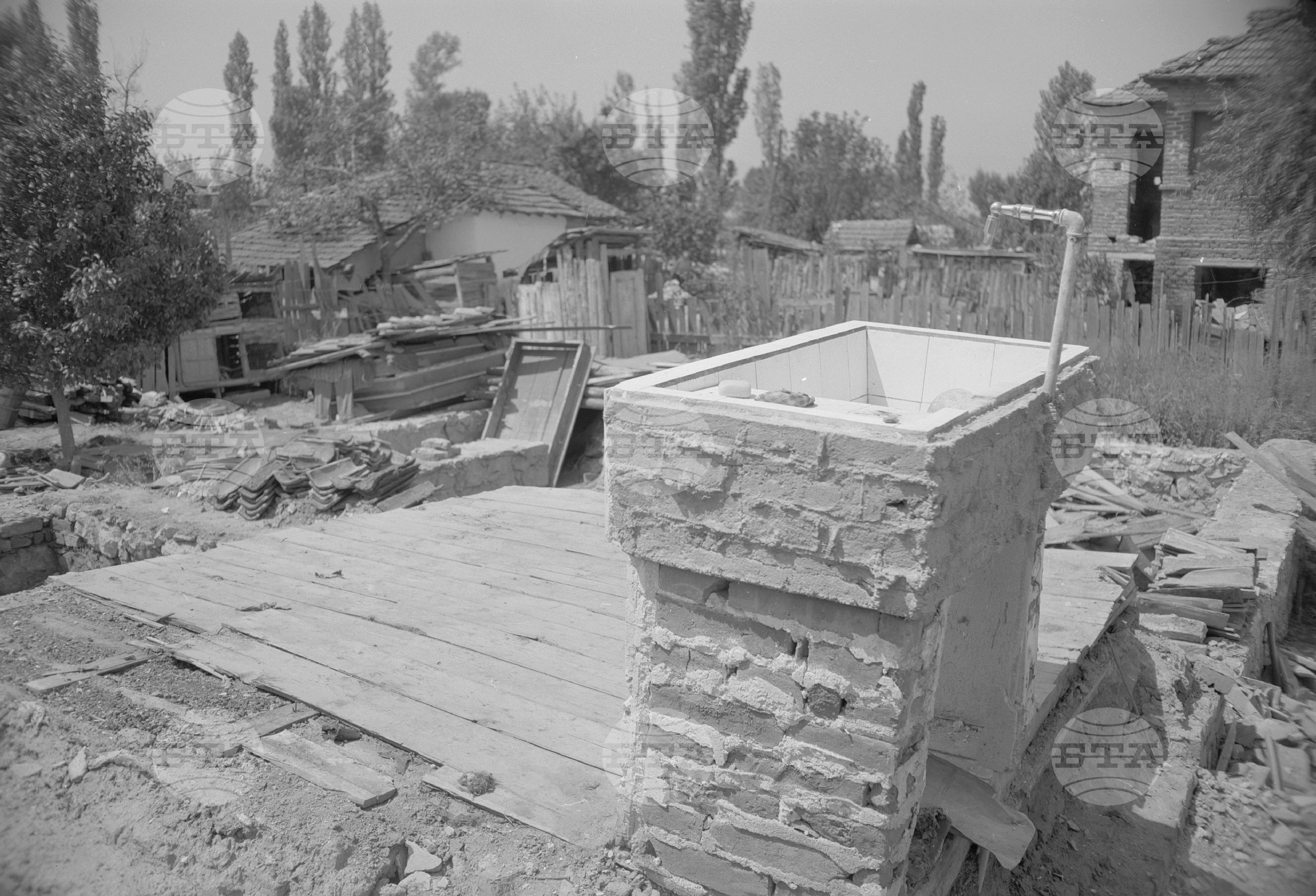 Разрушенията в Пазарджик от прииждането на река Марица