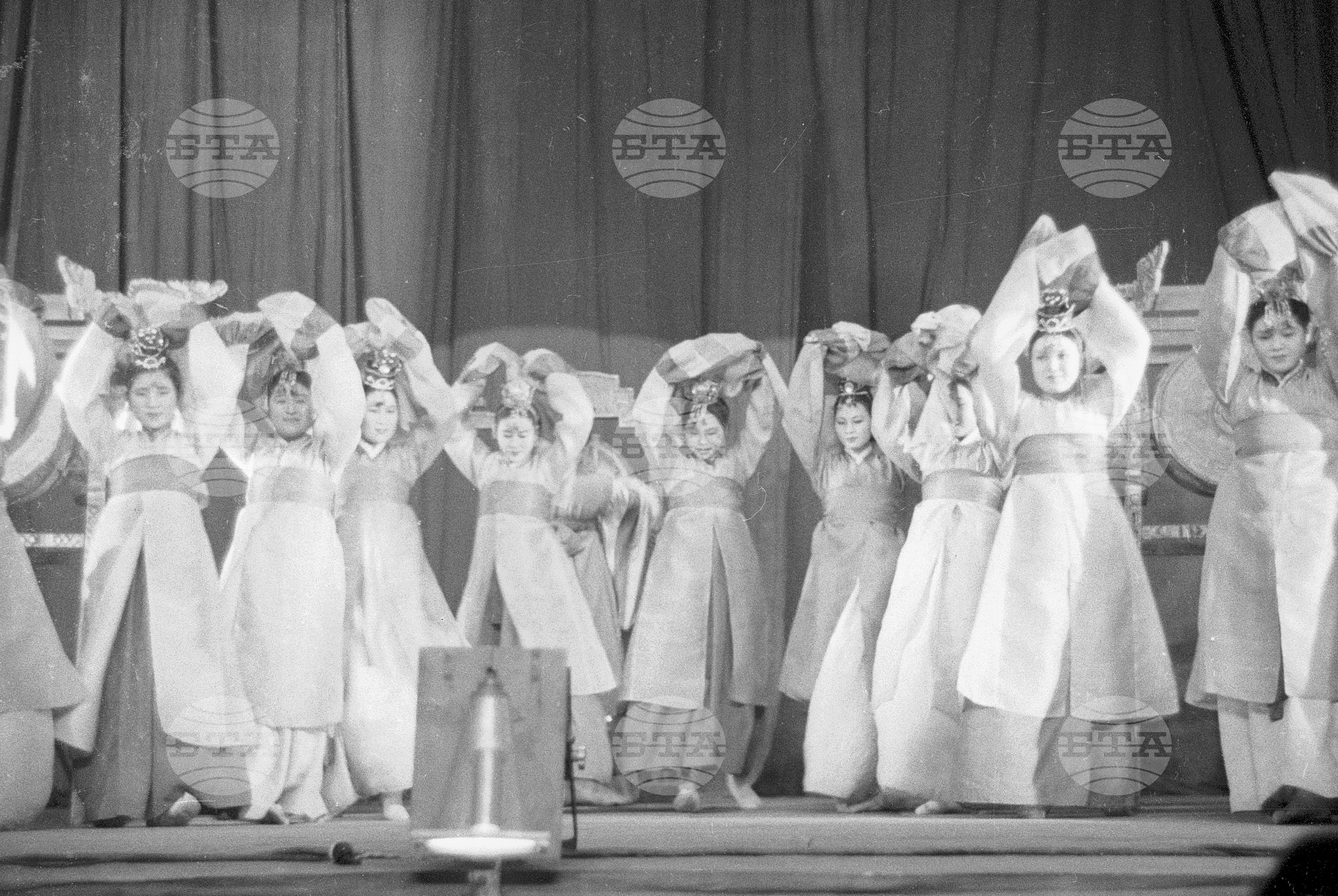 Корейски ансамбъл в Пловдив, 1951