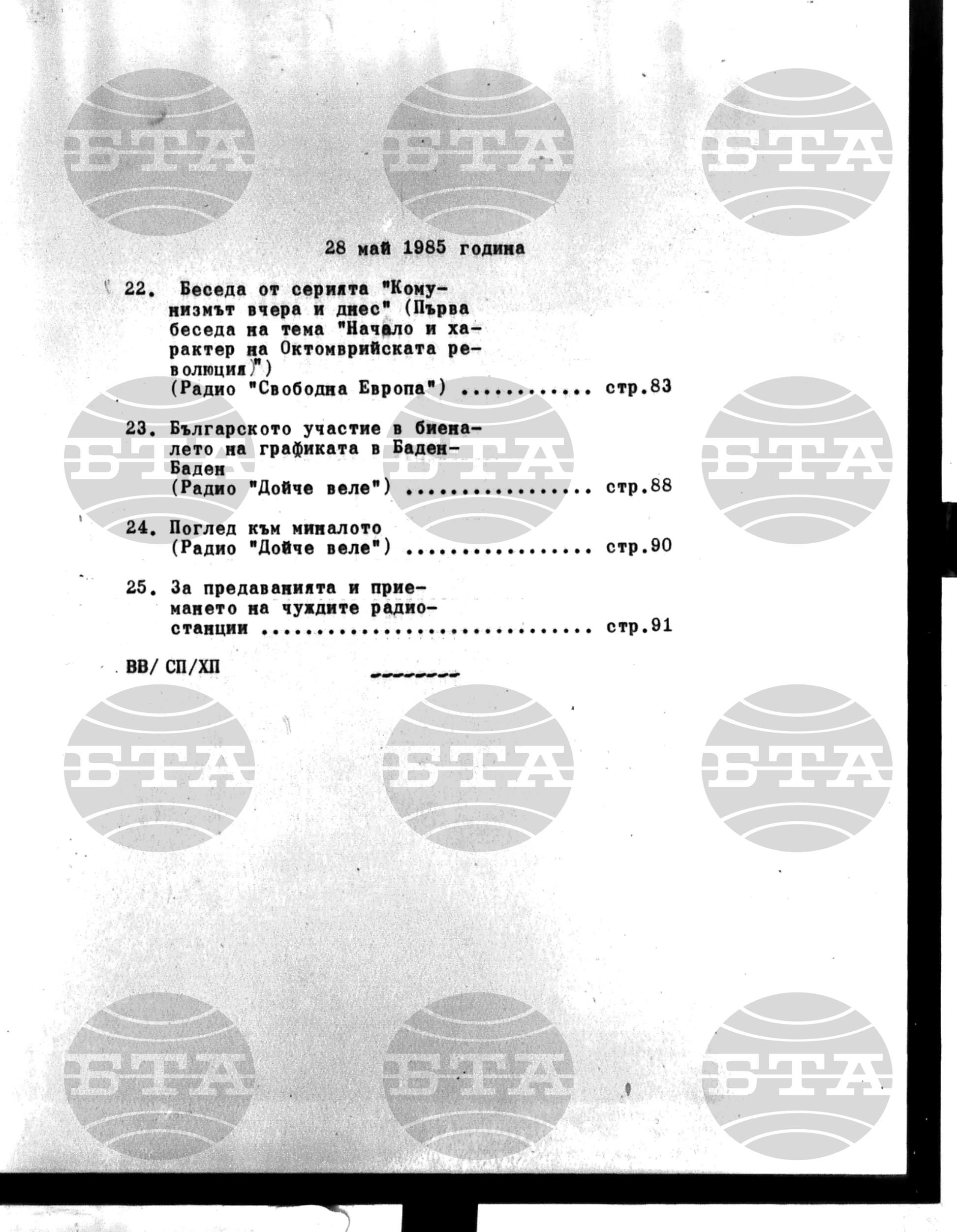 Институт за съвременни и социални теории 28 май - 28 май 1985