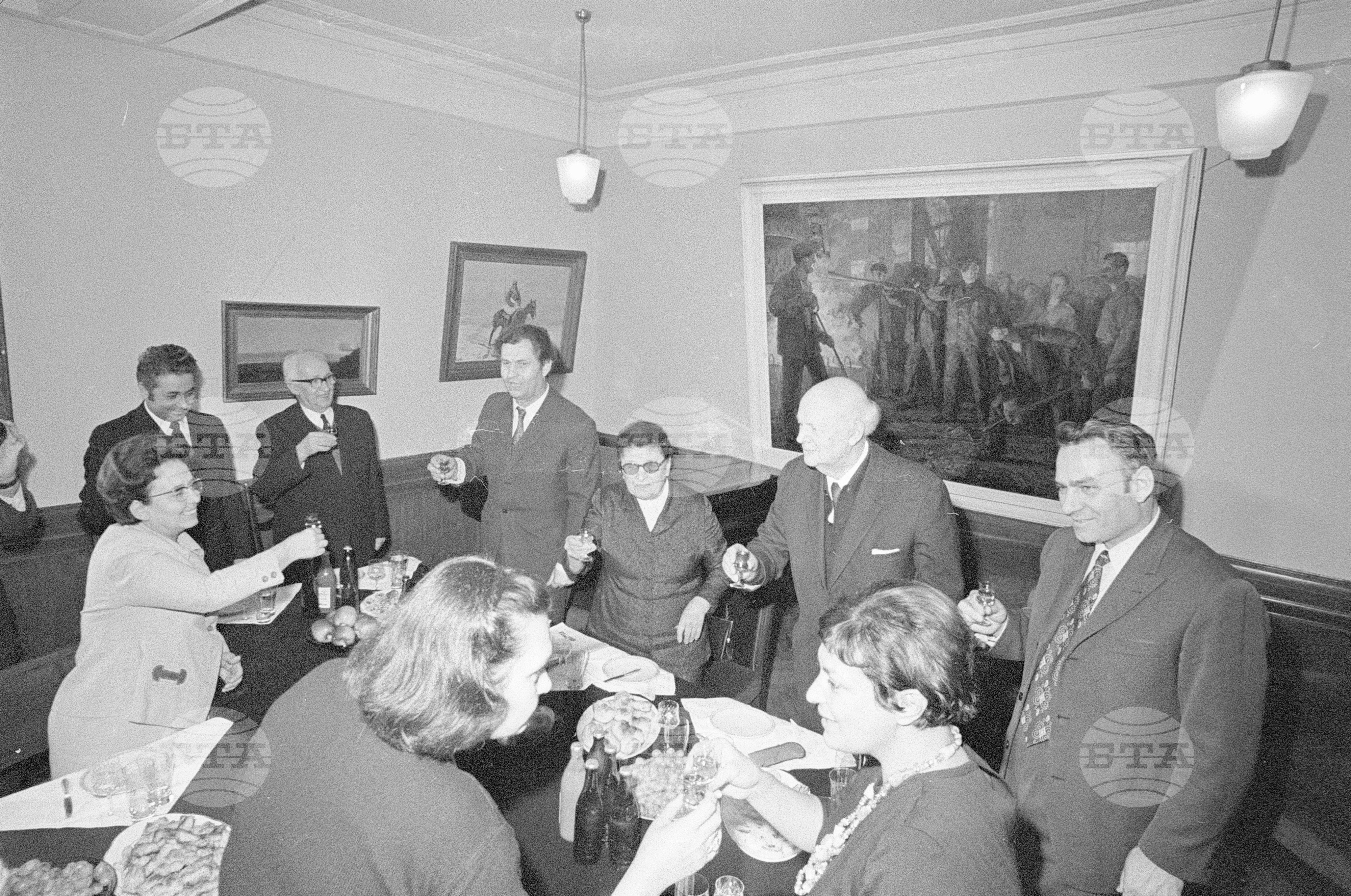 Прием на Цола Драгойчева - 1972 година