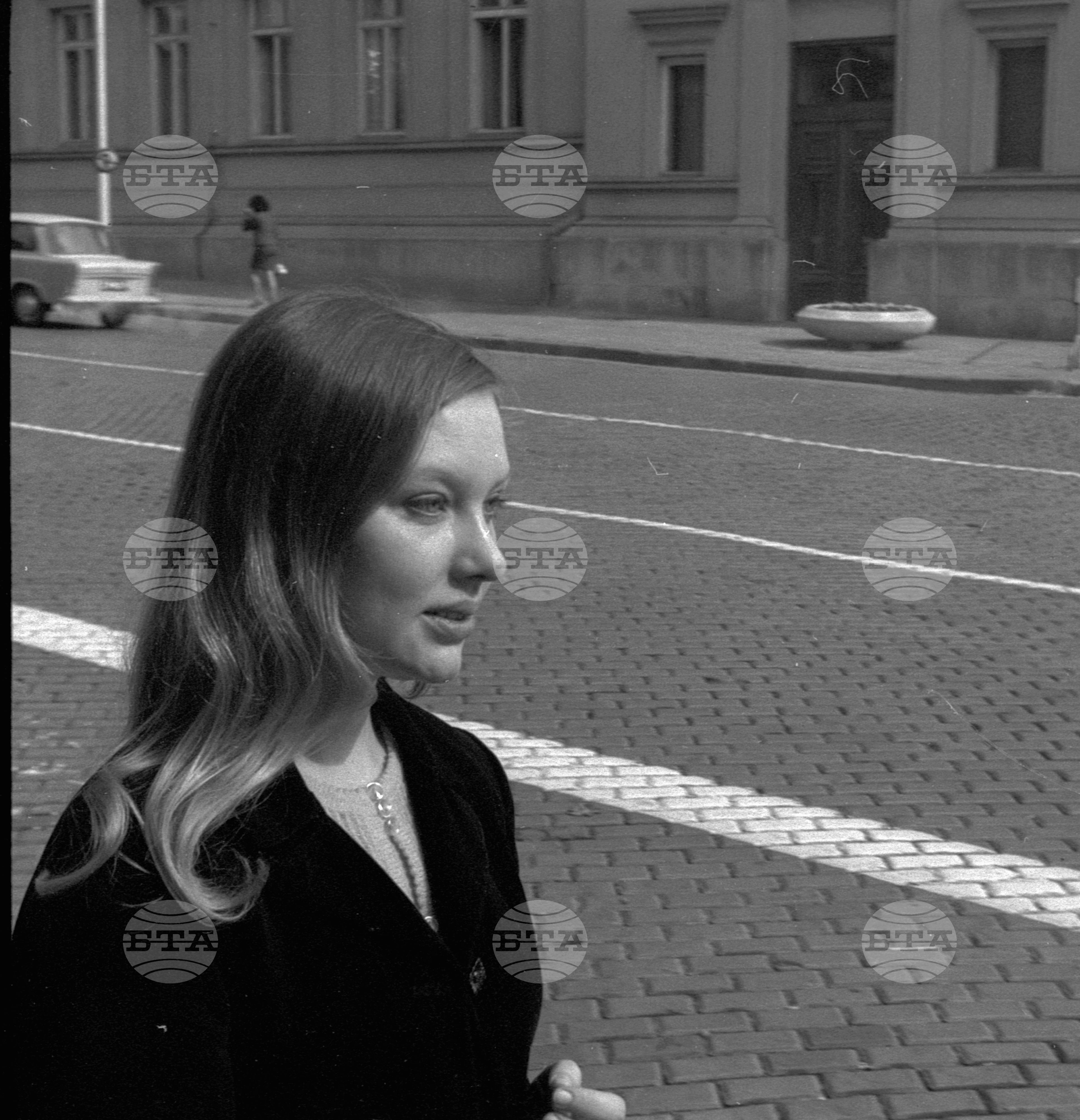 Съветската киноартистка Людмила Савелиева из София