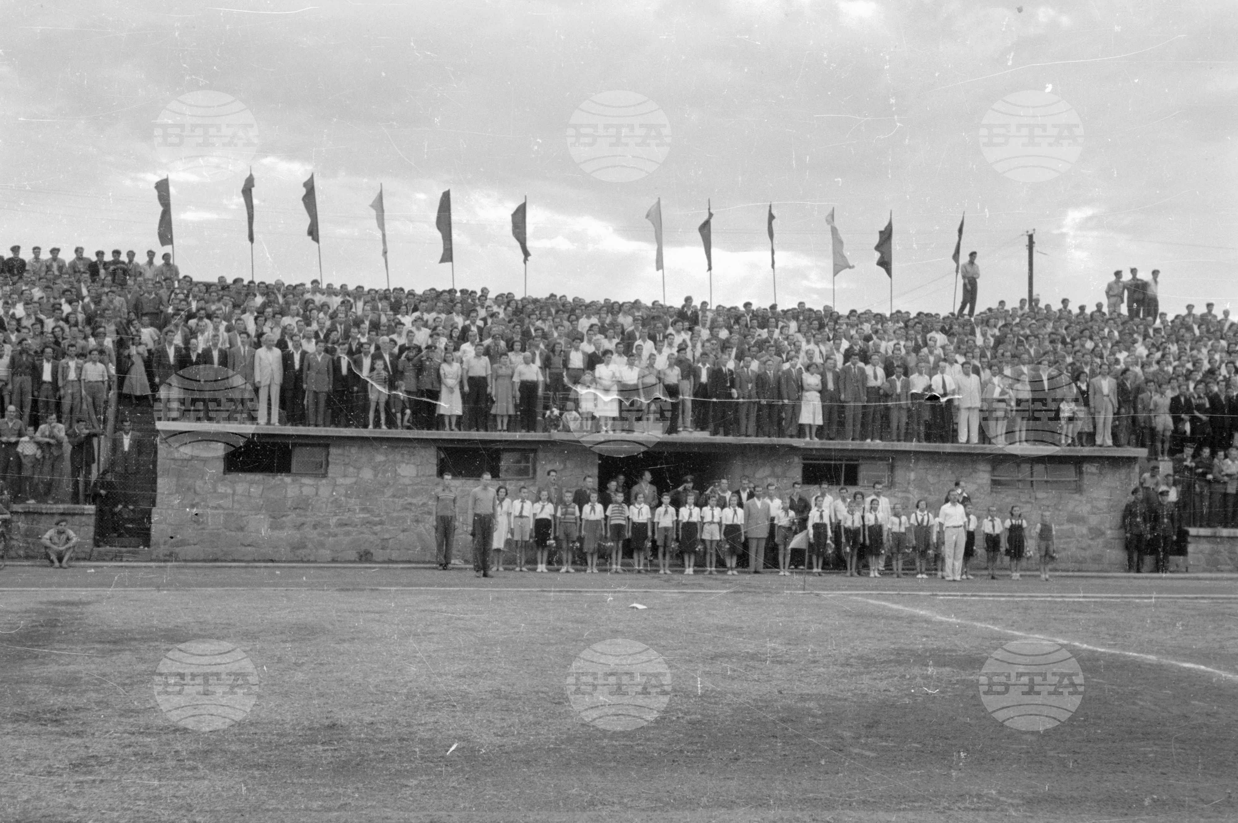 Чехословашки футболен отбор в Пловдив, 1951