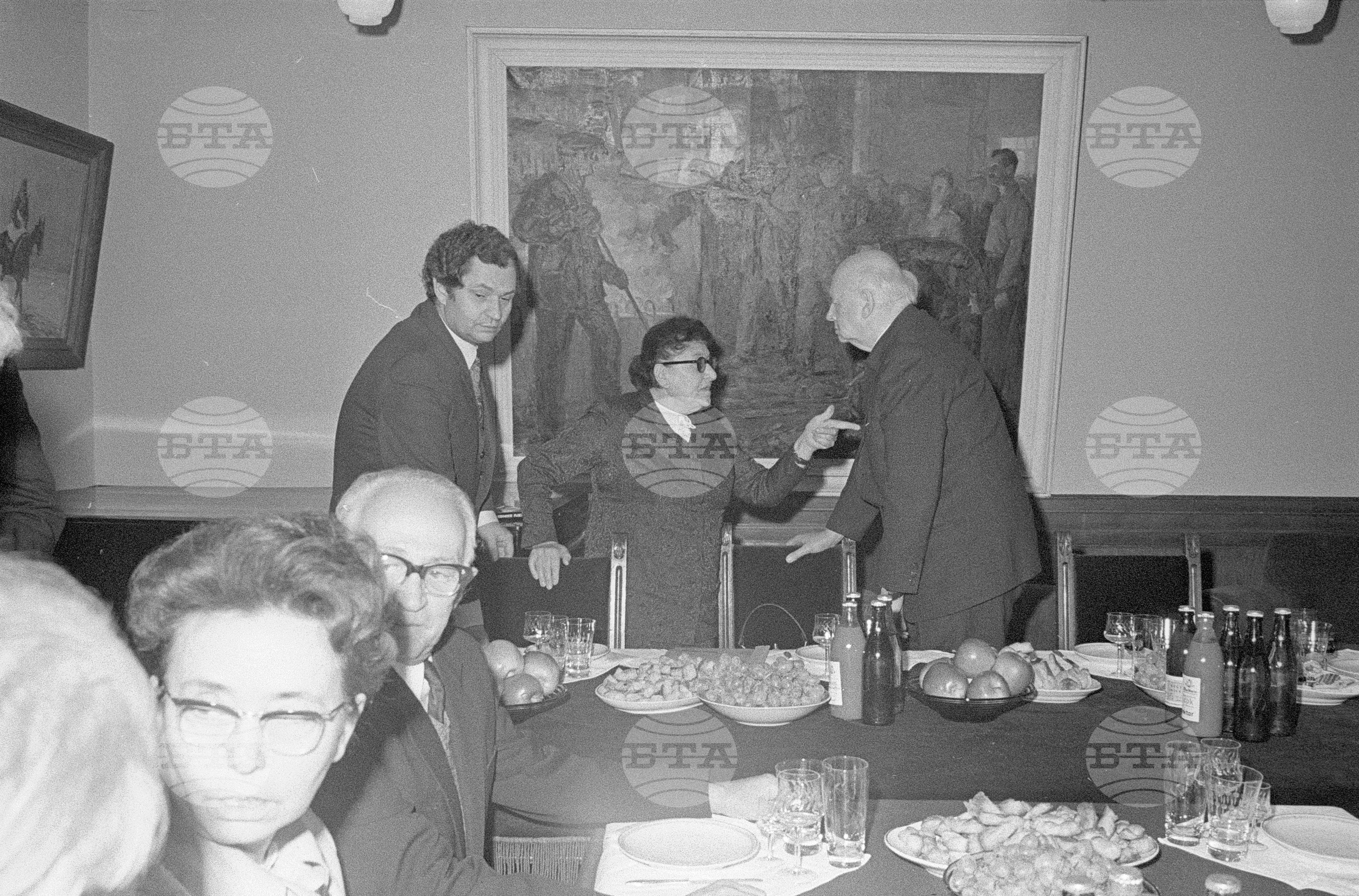 Прием на Цола Драгойчева - 1972 година