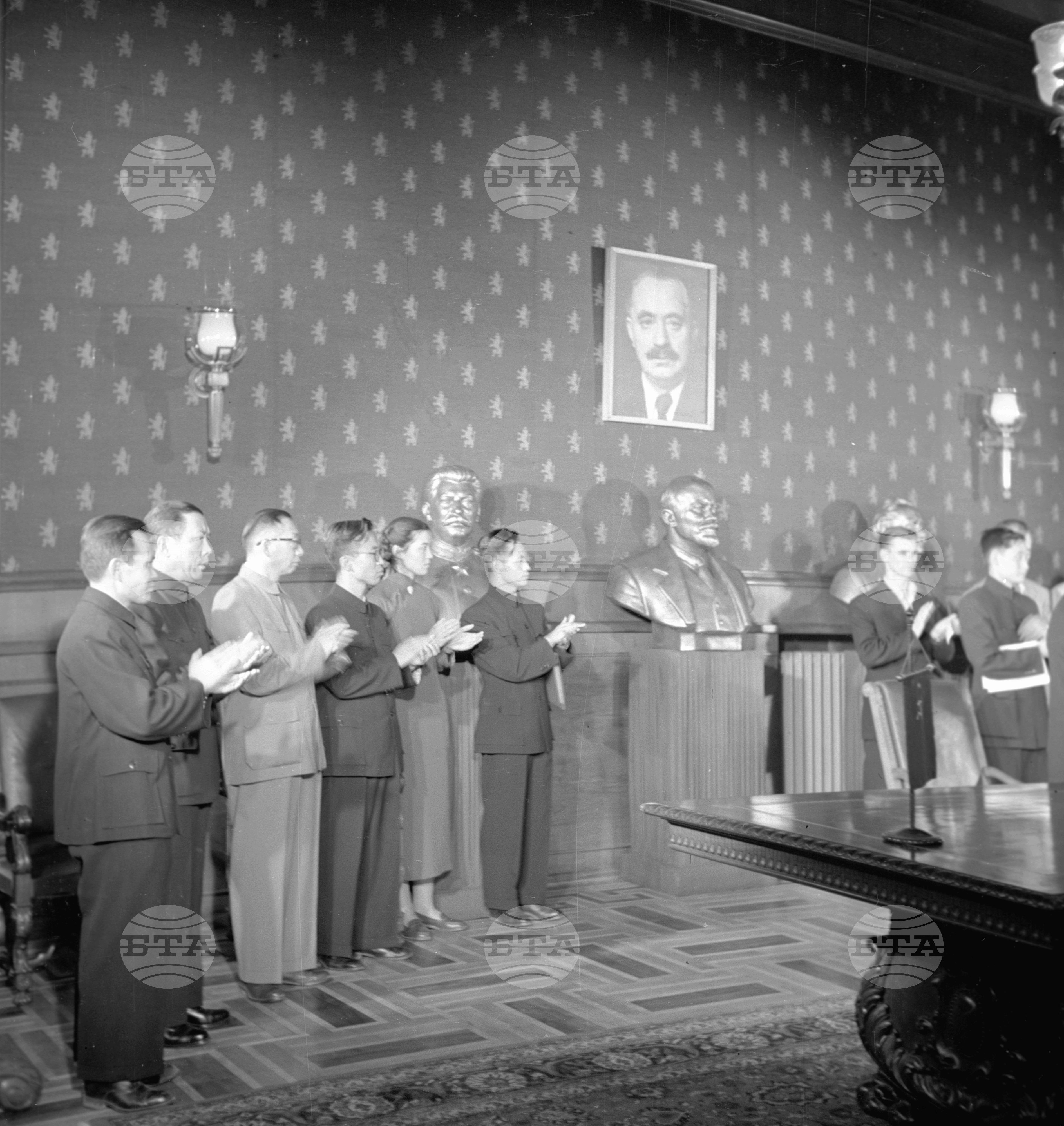 Подписване на културната спогодба между Народна република България и Народна република Китай в тържествената зала на Българска народна банка (БНБ) София