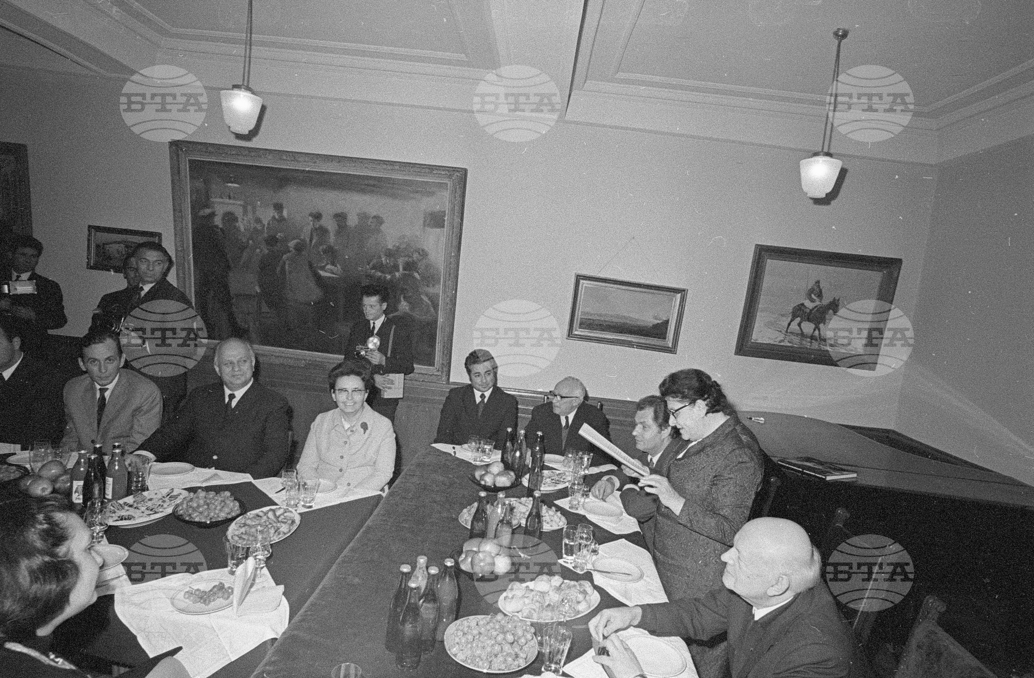 Прием на Цола Драгойчева - 1972 година