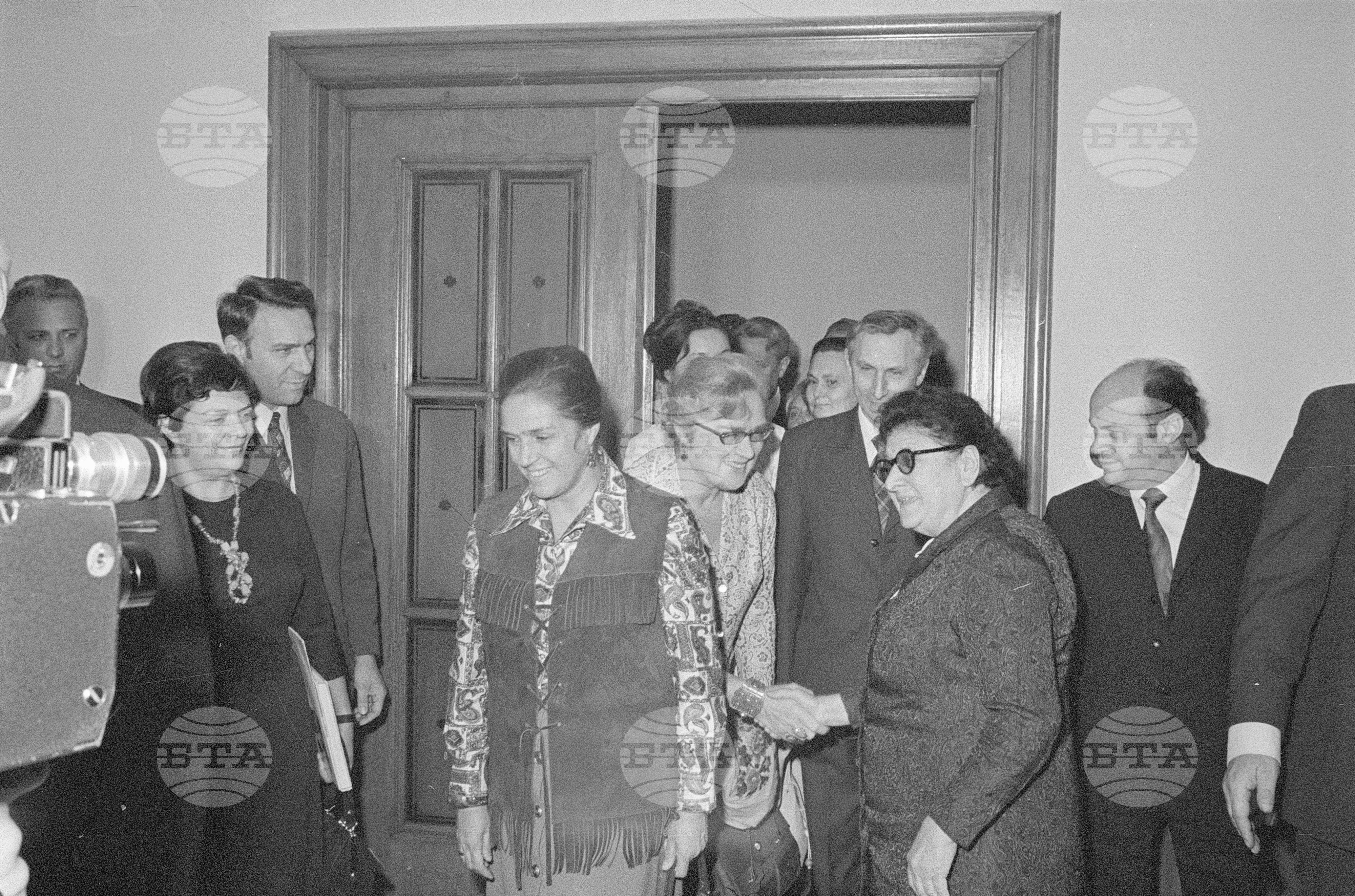 Прием на Цола Драгойчева - 1972 година