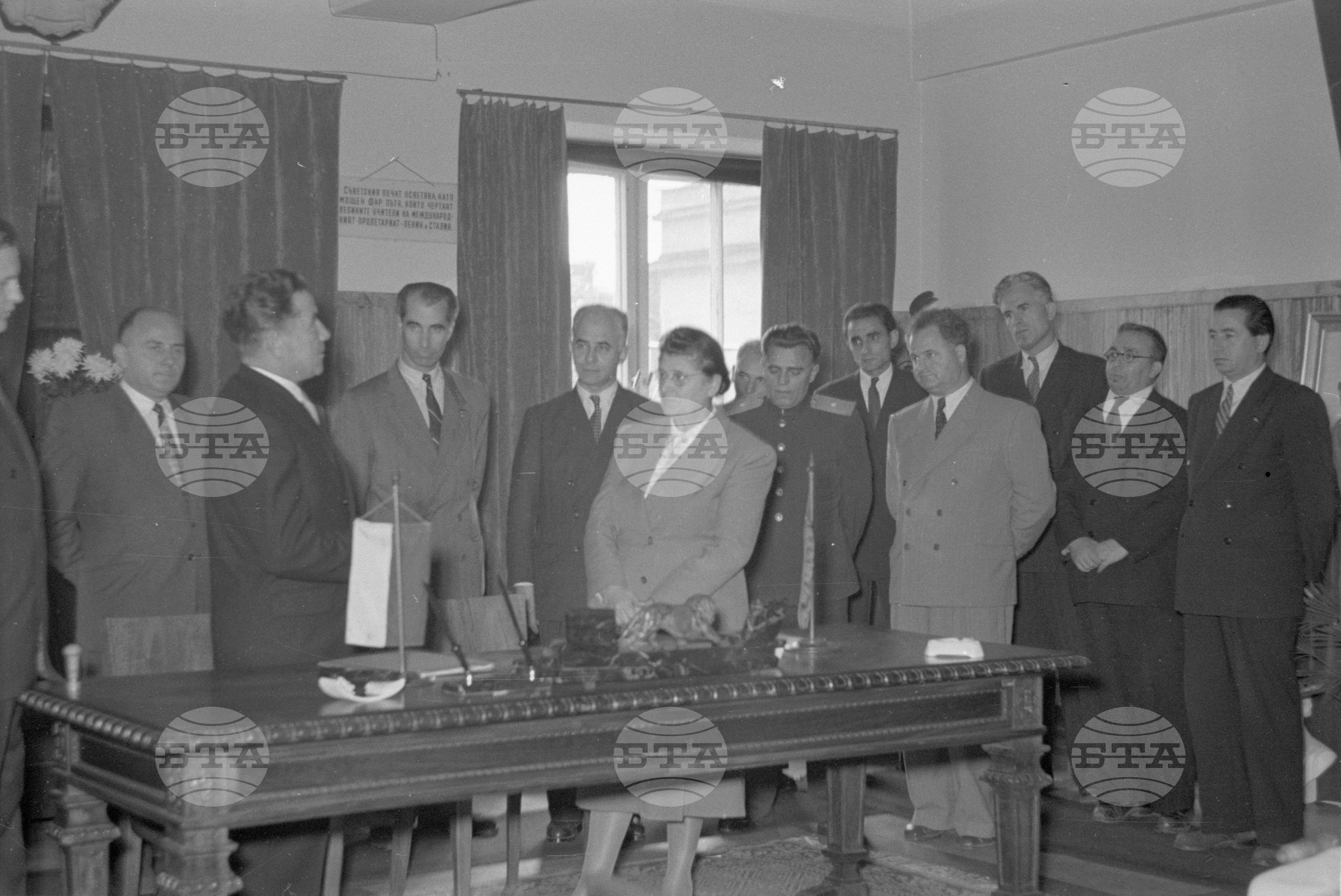 Подписване на Спогодба за телеграфните, телефонните и радиосъобщенията между Народна република България и Народна република Полша - 1953 година