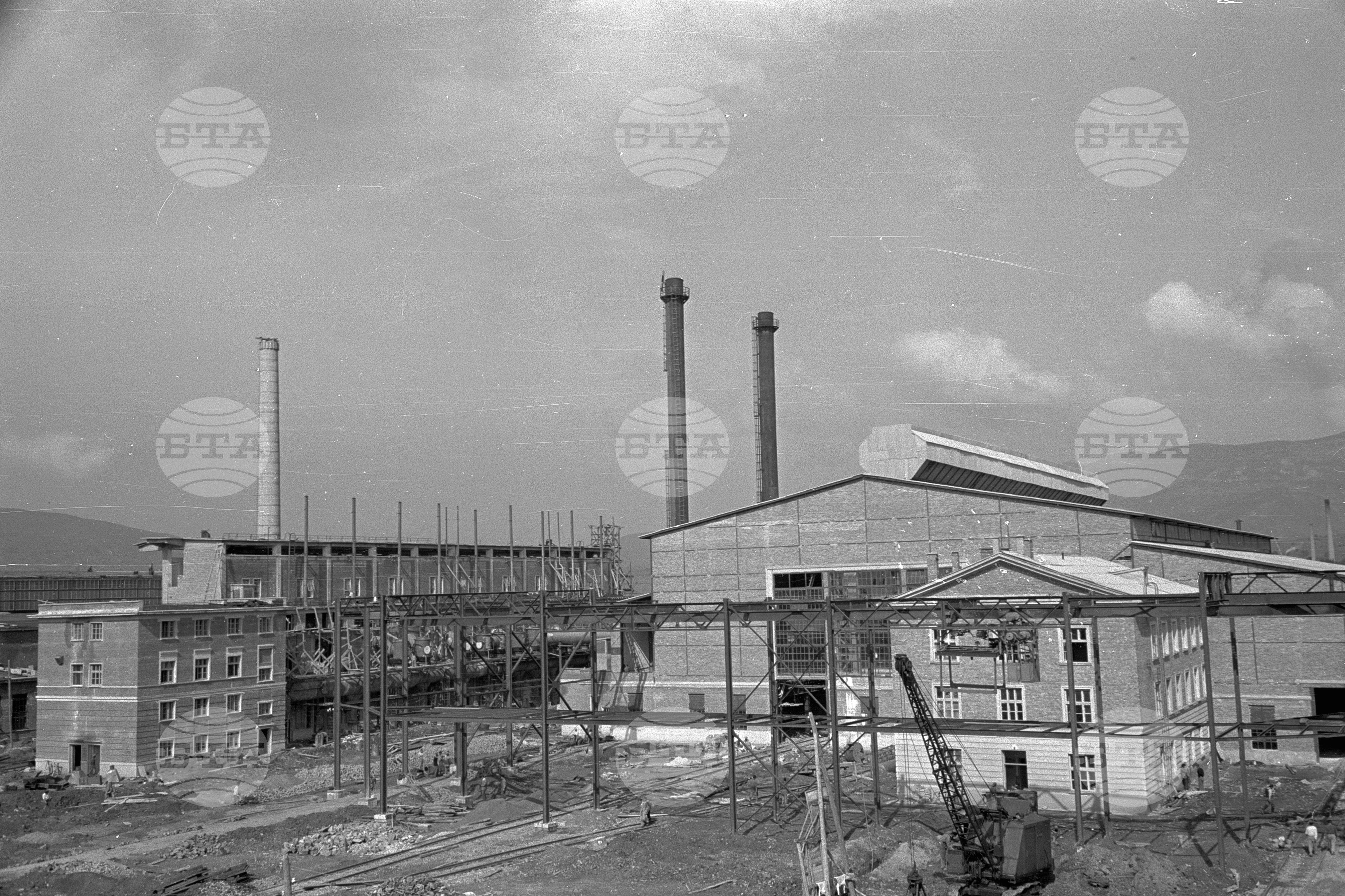 Държавен металургичен завод „Ленин“ - 1953 година - строеж