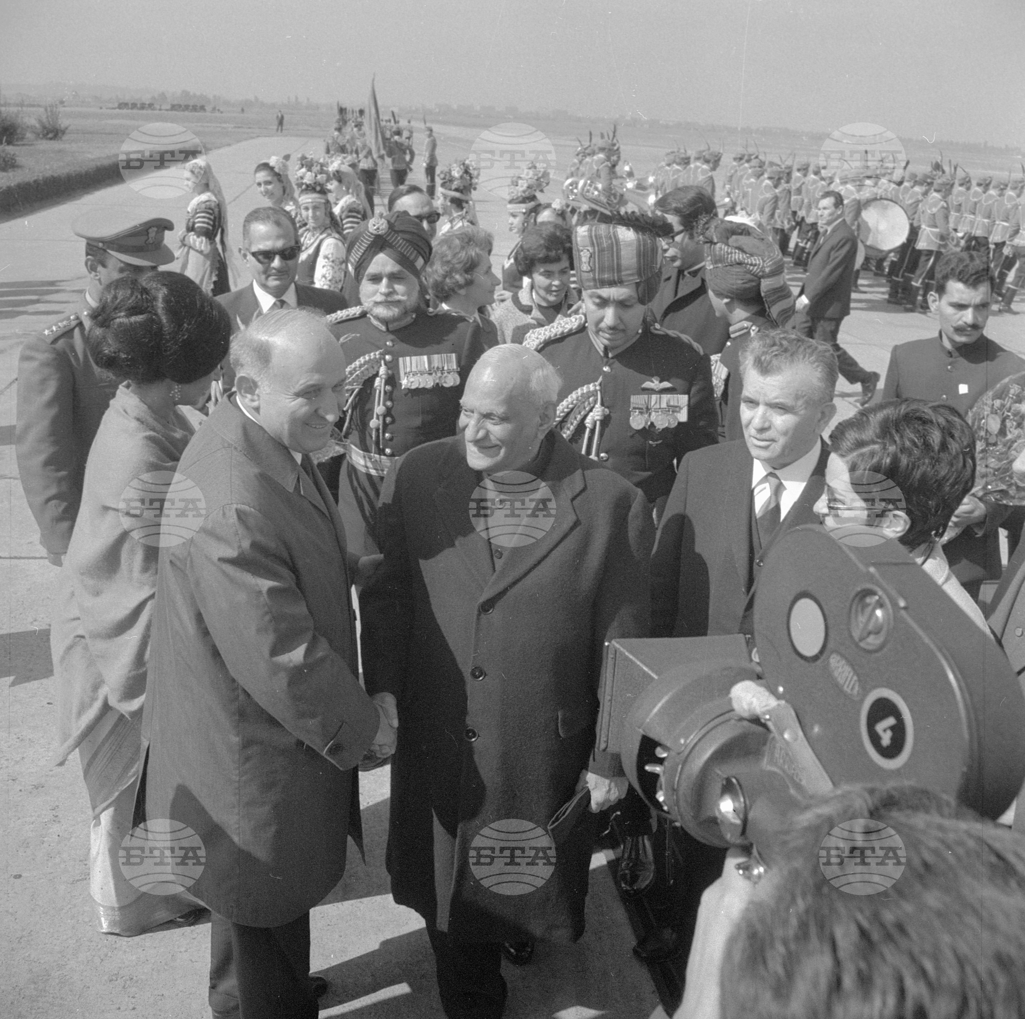 Индийският президент Варахагири Венката Гири на посещение в България - част 1