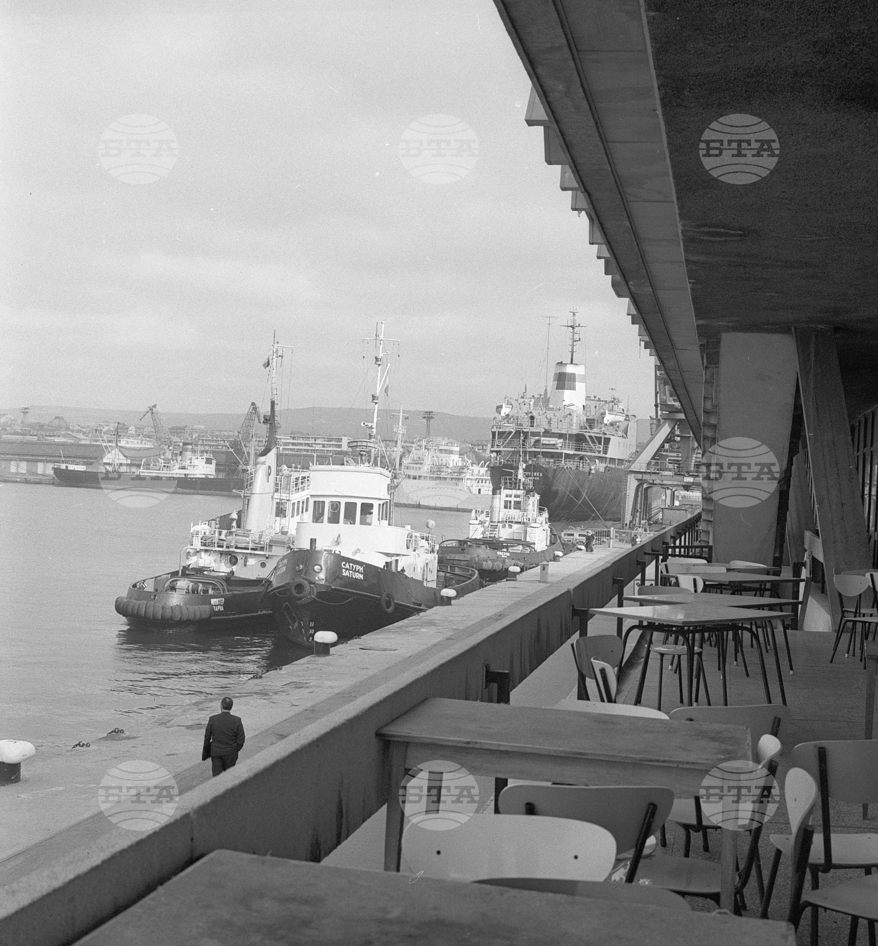 Морската гара на Варна през 1973 година