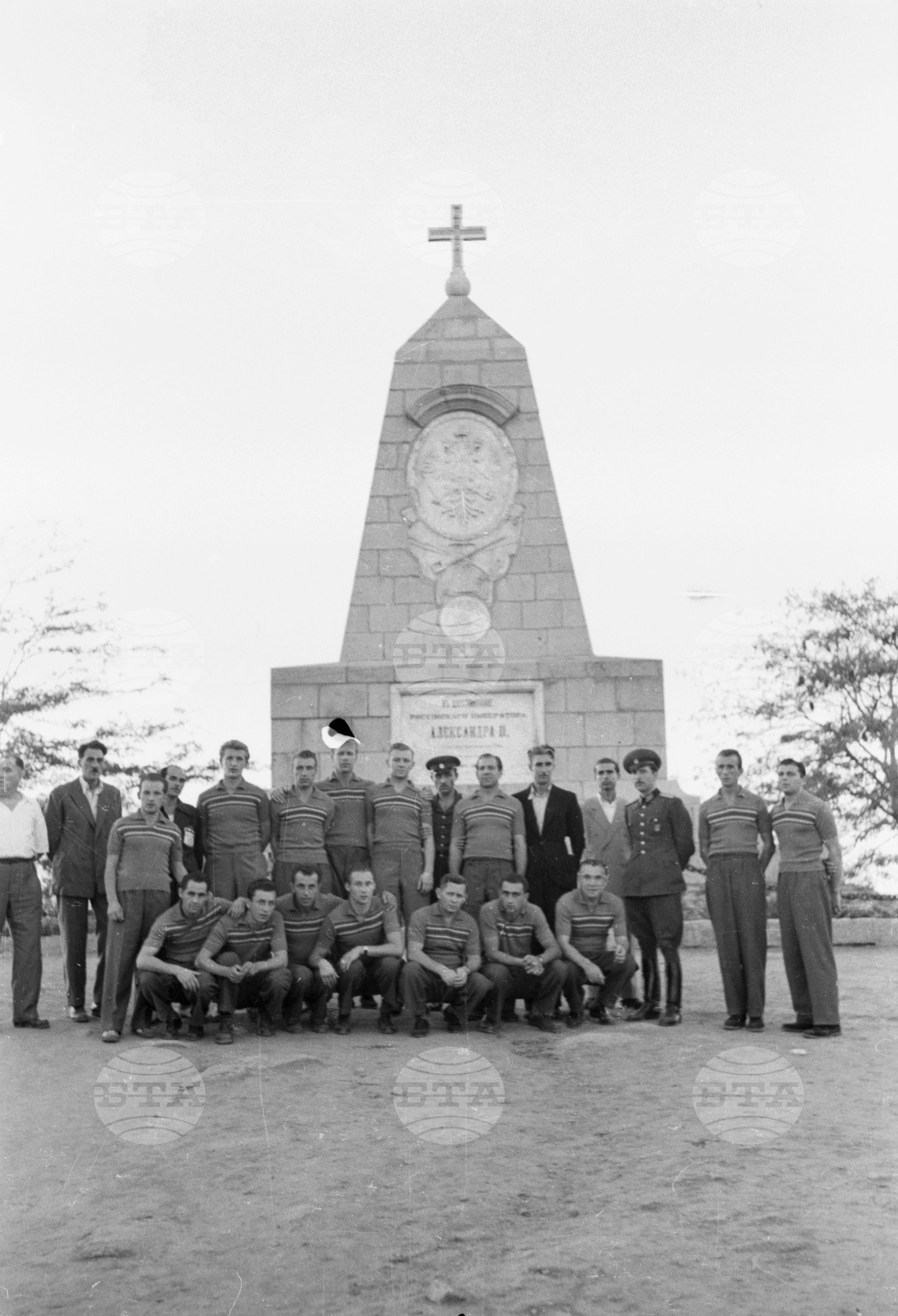 Чехословашки футболен отбор в Пловдив, 1951