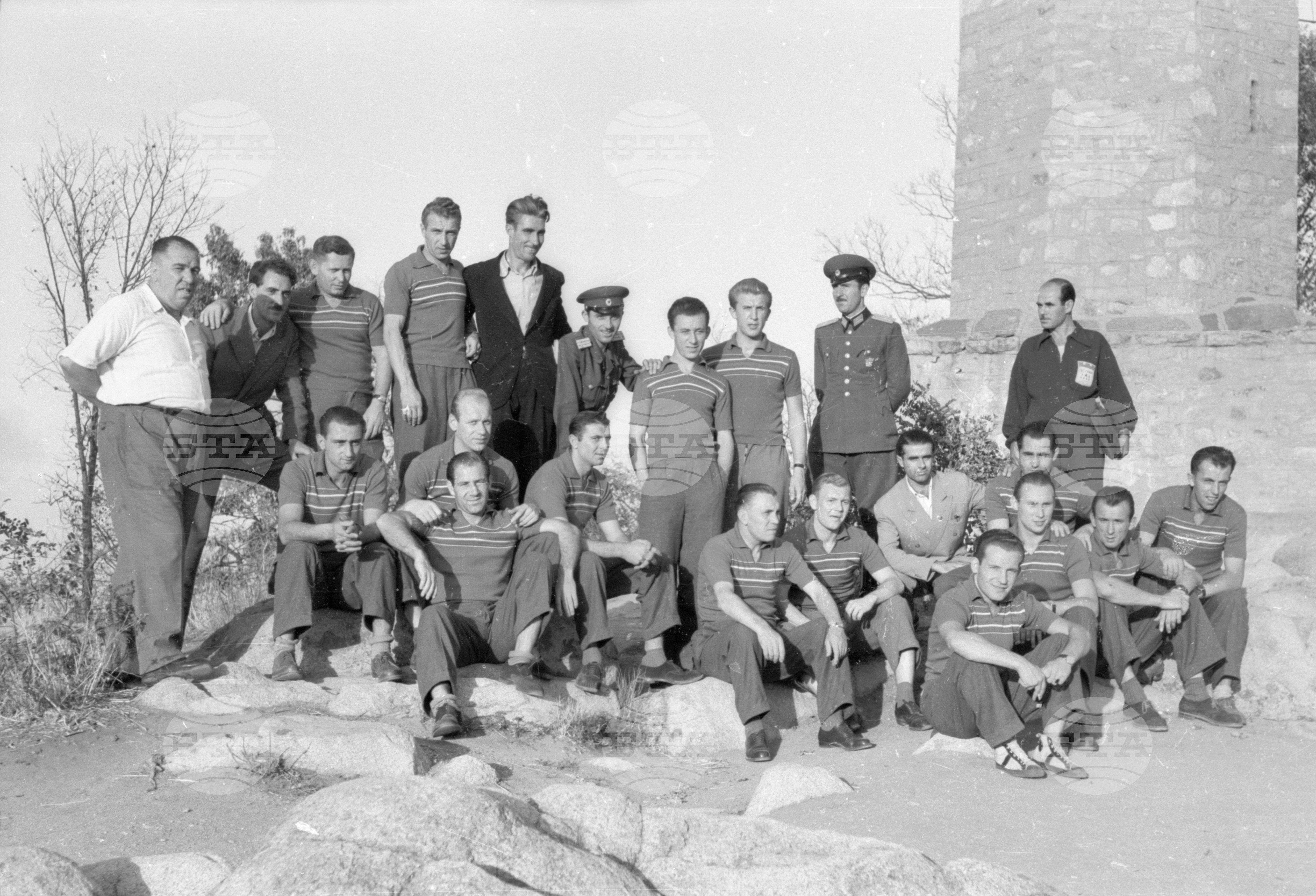 Чехословашки футболен отбор в Пловдив, 1951
